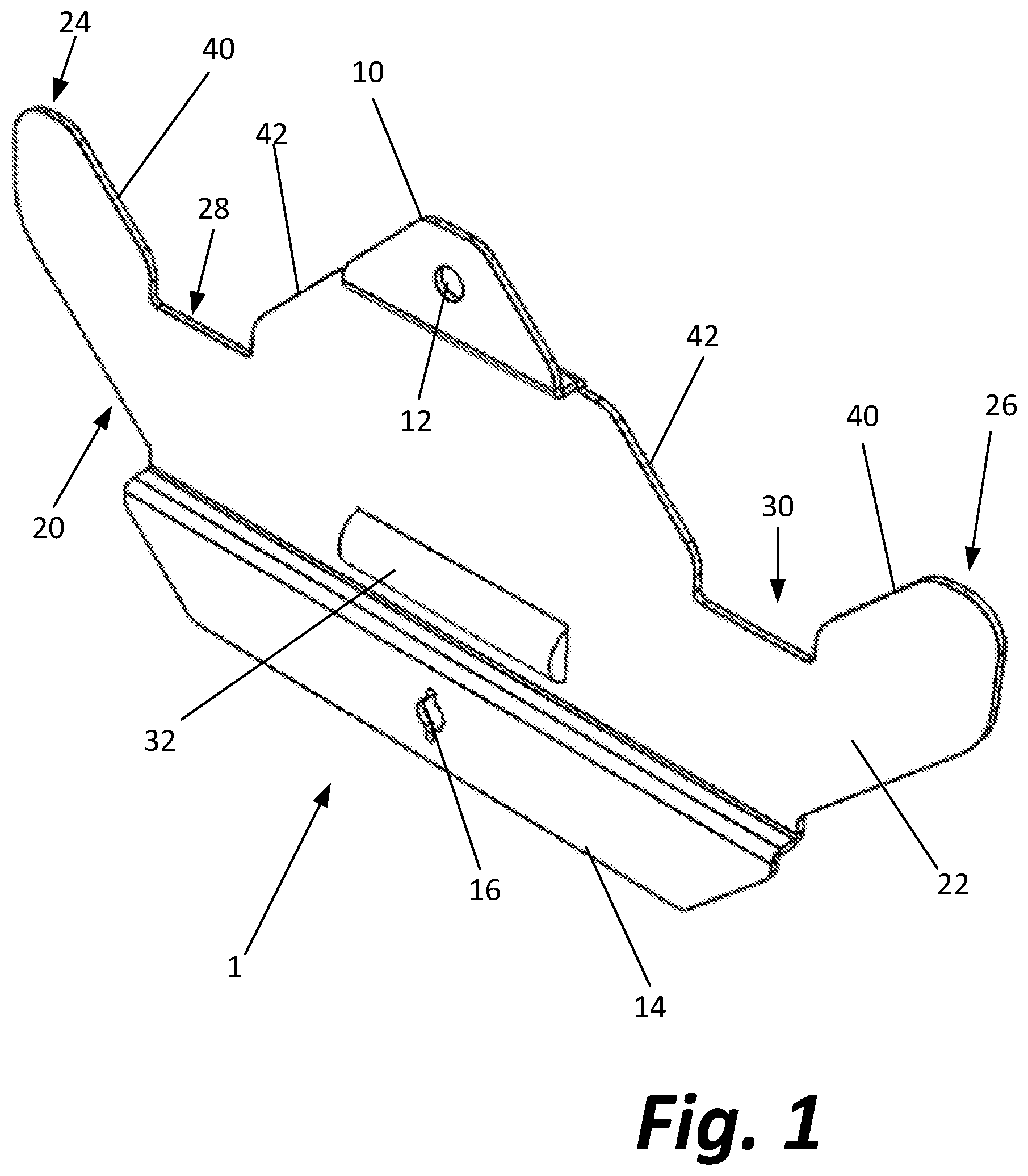Patent US12096758 — Insect trap installation and leveling bracket and method — Figure 1