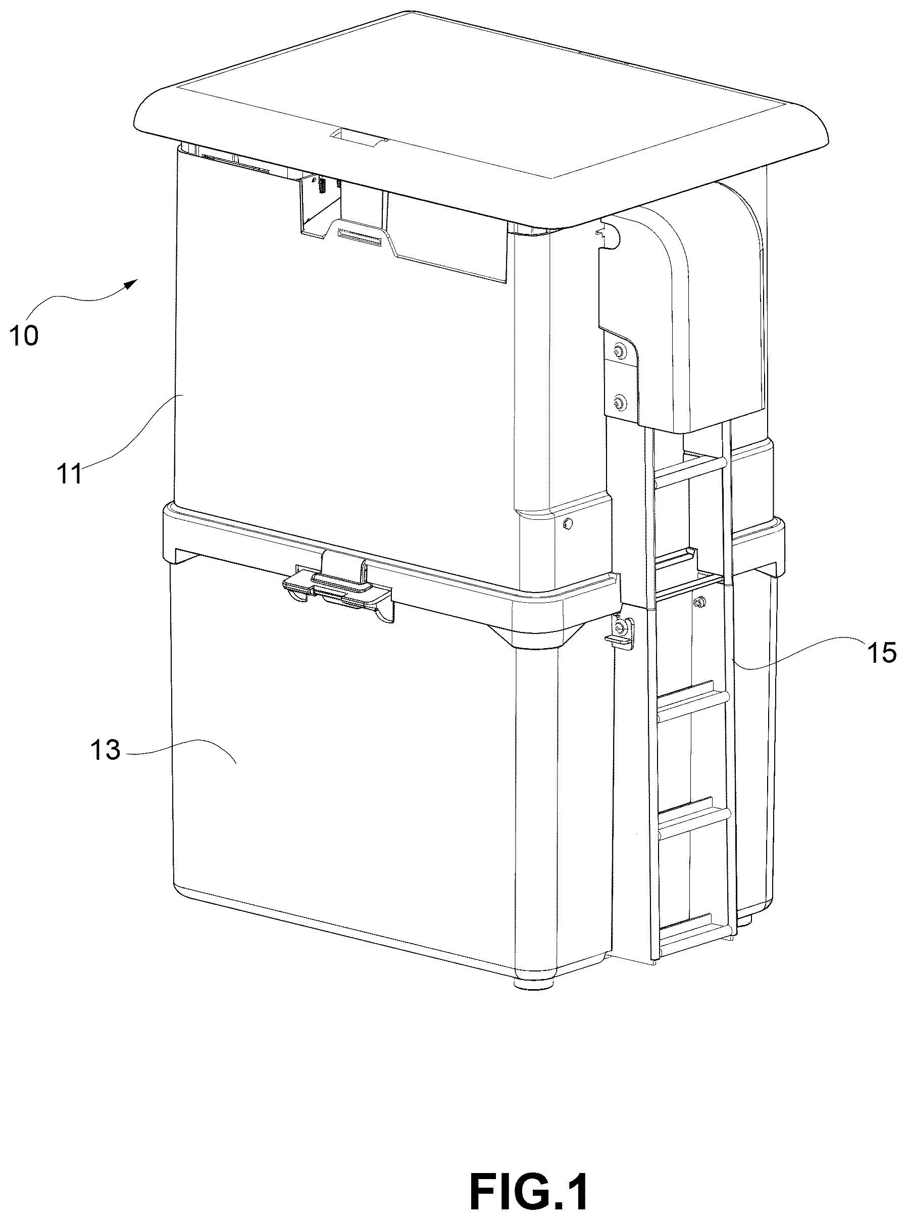 Patent US12096762 — Apparatus for the capture and electrocution of pest animals — Figure 1