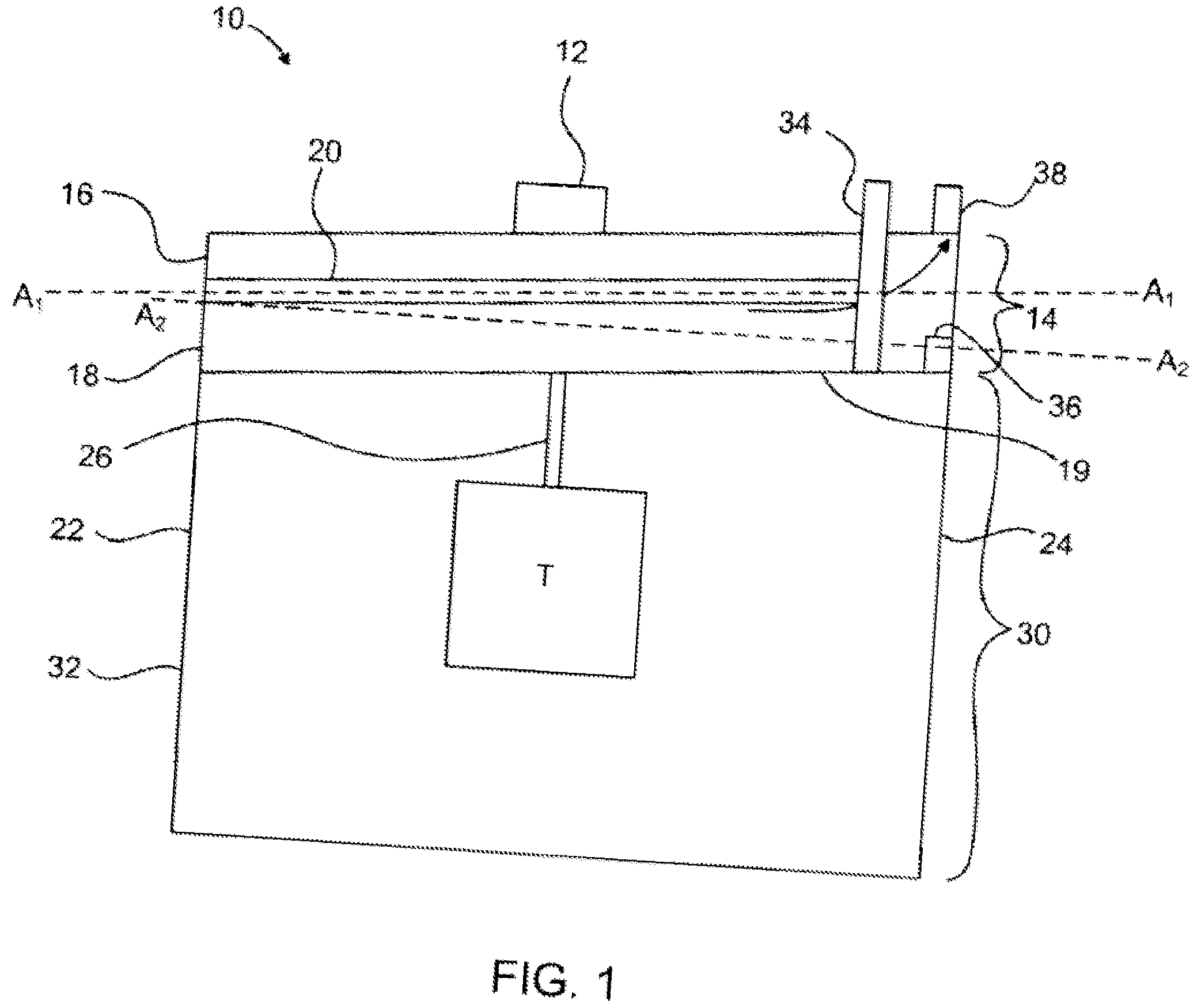 Patent US12096765 — System for hypothermic transport of samples — Figure 1