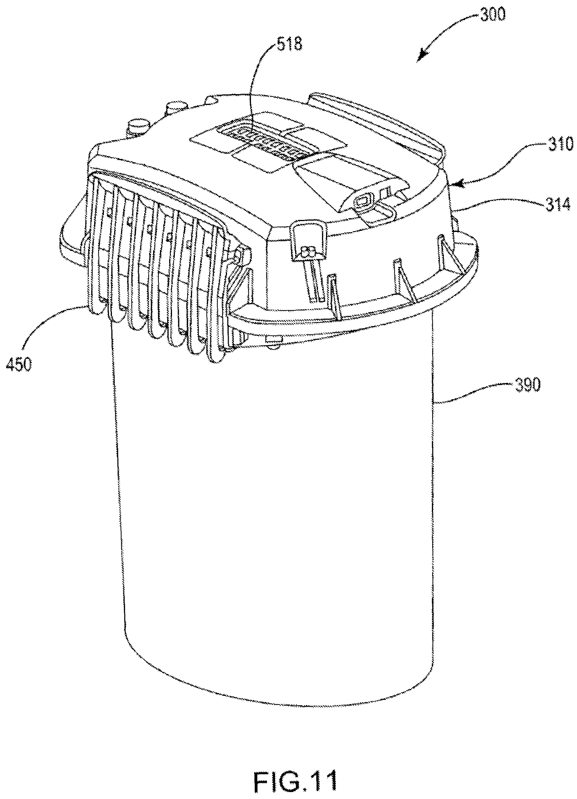 Patent US12096765 Figure 10 – System for hypothermic transport of samples