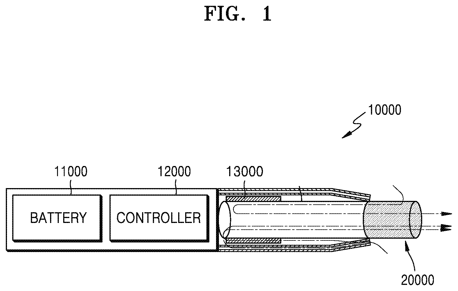 Patent US12096793 — Aerosol generating article comprising triple capsule and aerosol generating system using the same — Figure 1