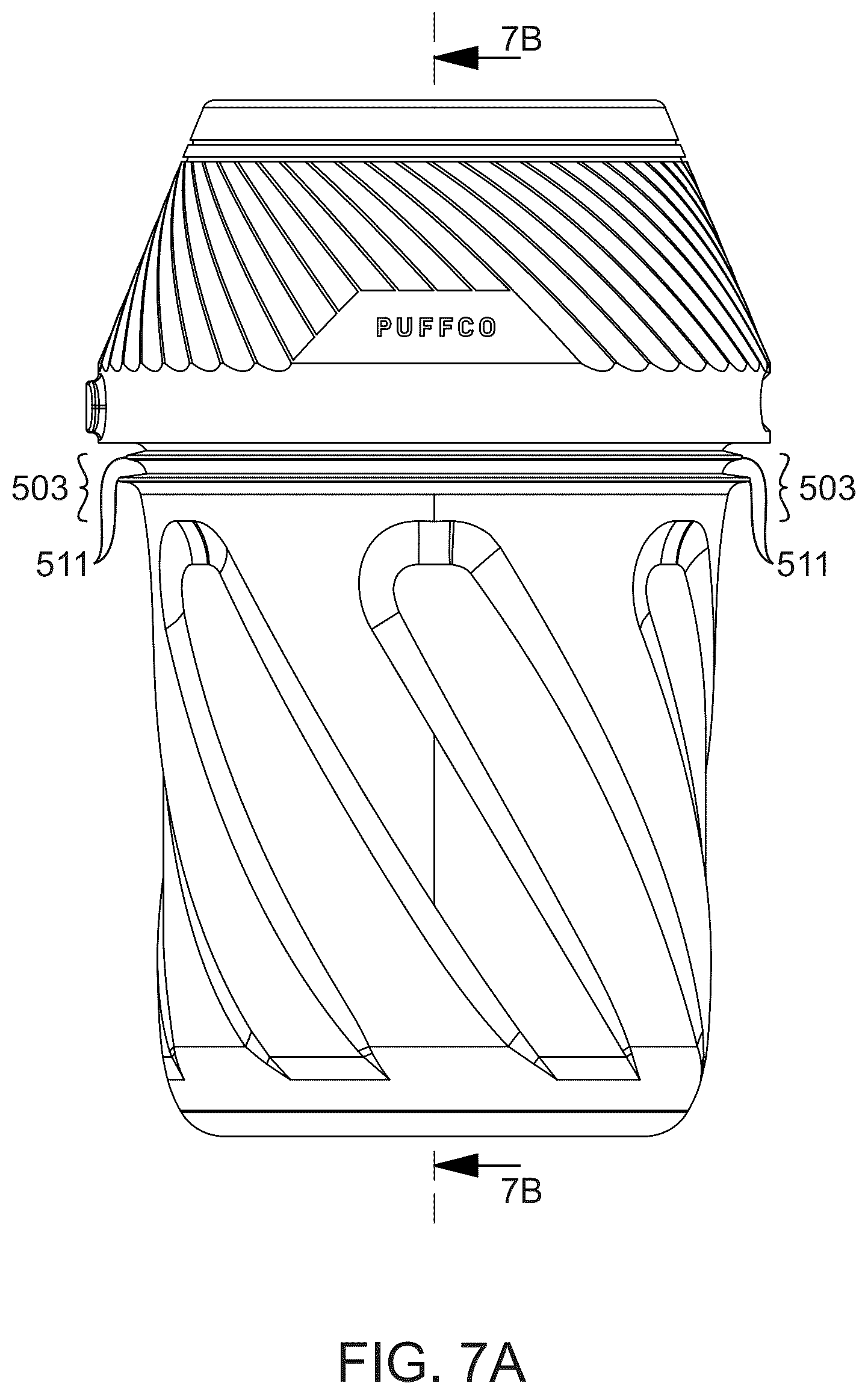 Patent US12096798 Figure 9 – Portable electronic vaporizer having removably attachable vaporization module, removably attachable base portion, and method