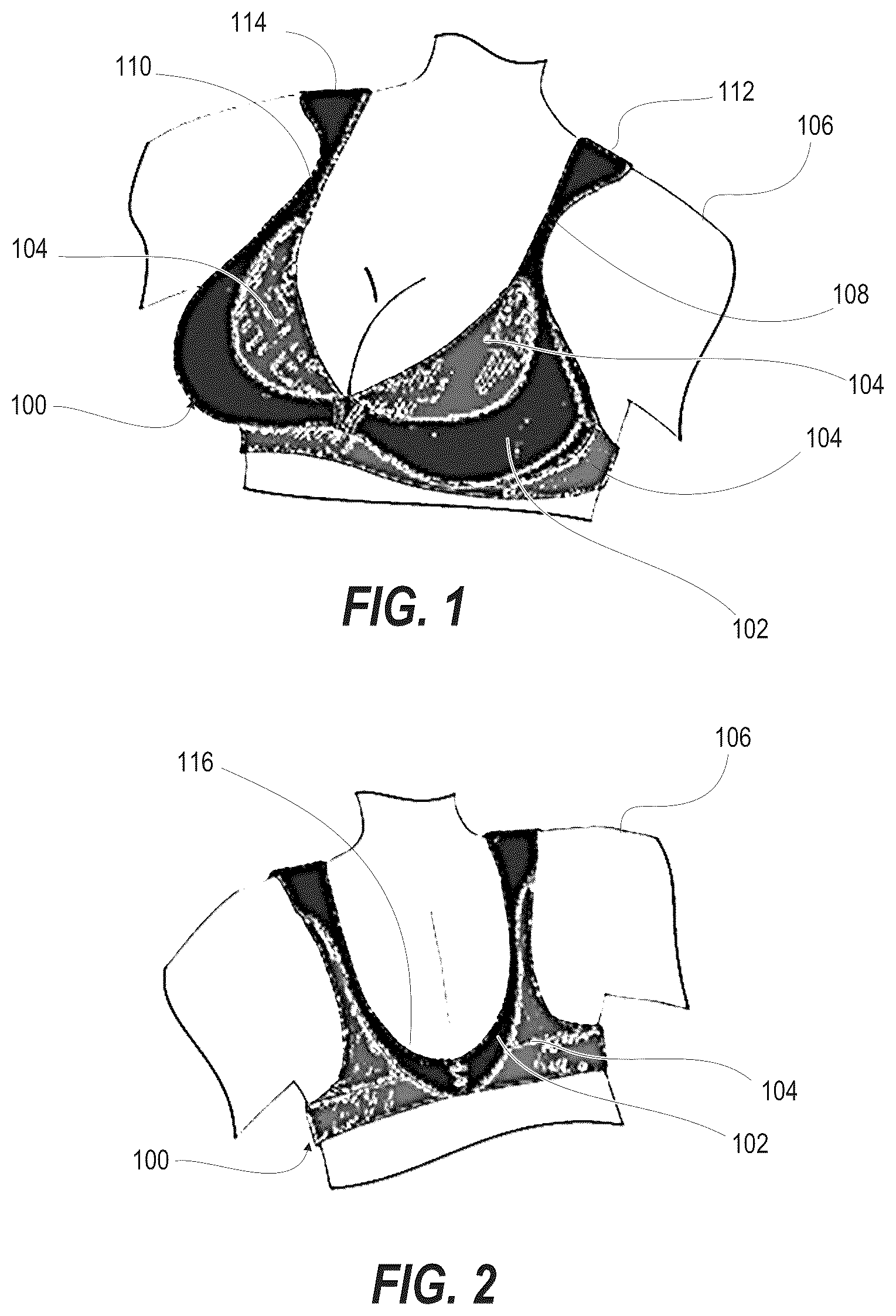 Patent US12096807 — Configurable support bra — Figure 1