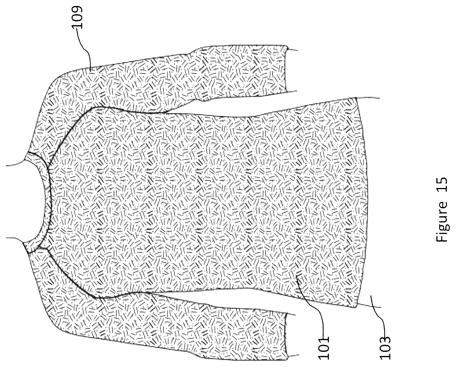 Patent US12096809 Figure 15 – Material and apparel that positively affect the health and wellbeing of a mammal