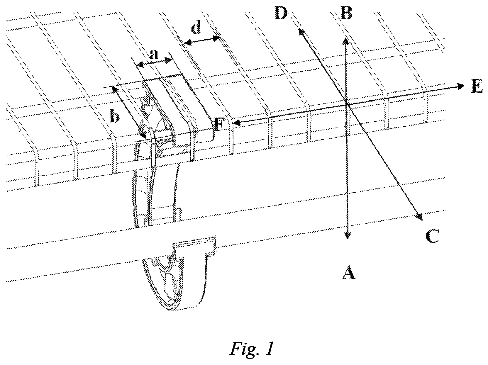 Patent US12096871 — Hook assembly and shelving assembly using the same — Figure 1