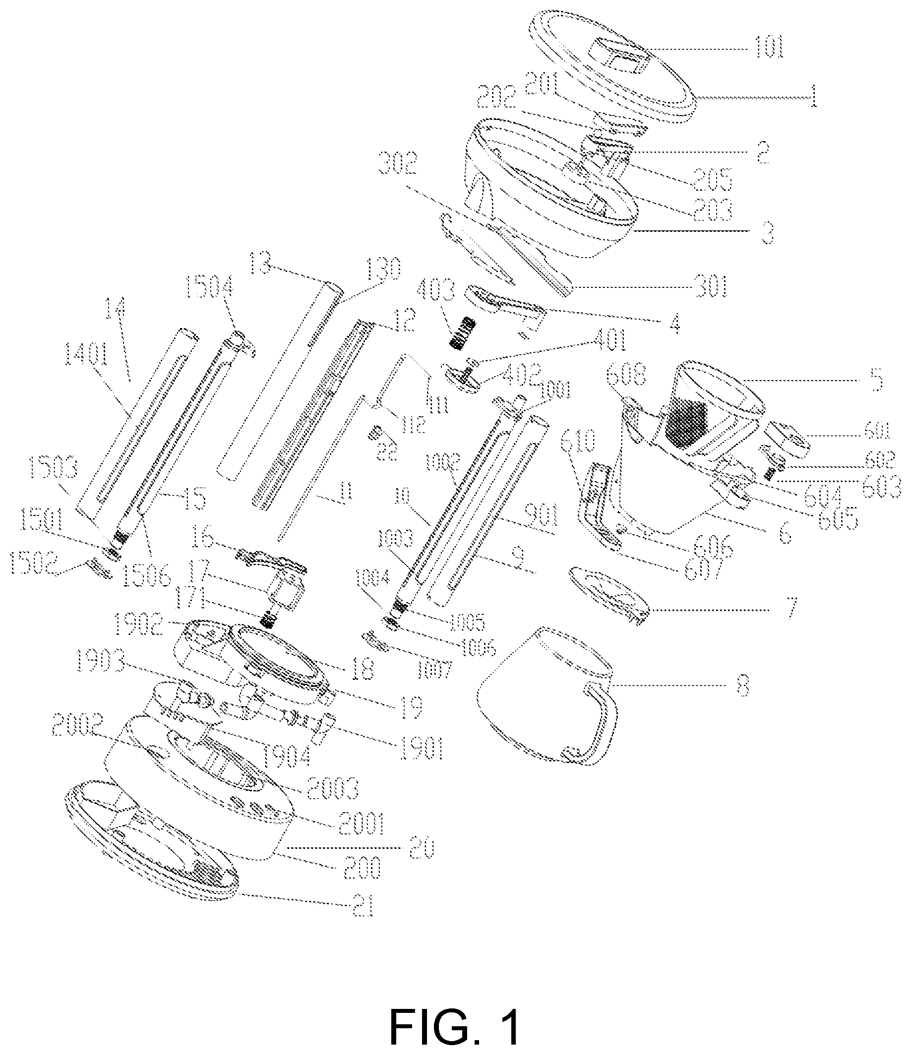 Patent US12096877 — Cyclic preheating coffee pot and working method thereof — Figure 1