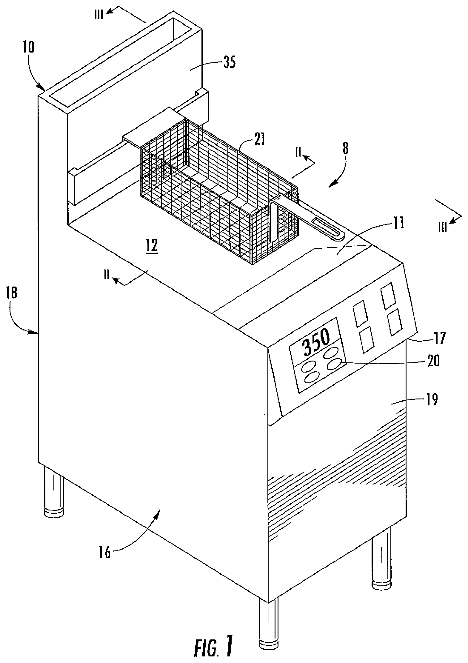 Patent US12096885 — High-efficiency heating apparatus — Figure 1