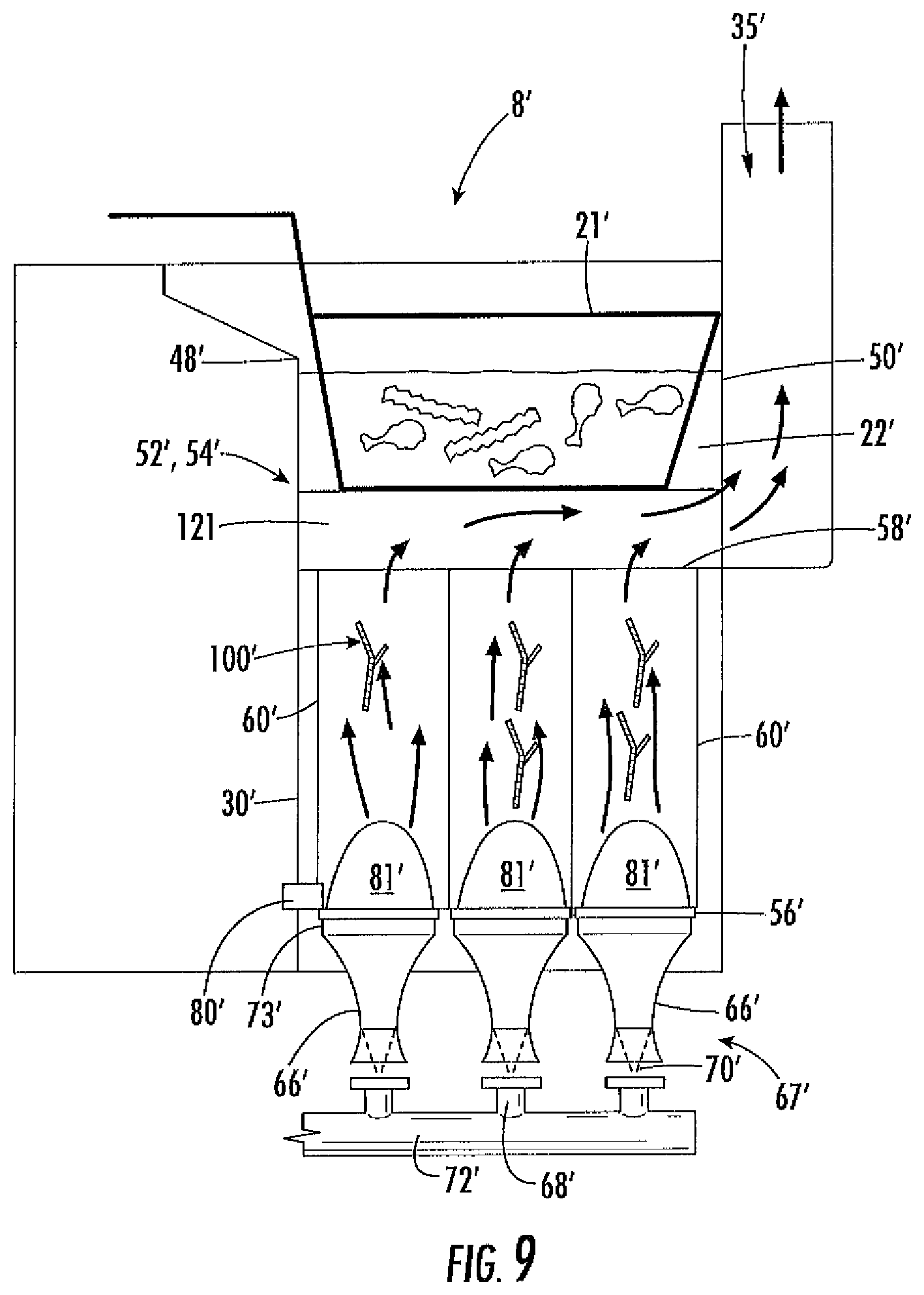 Patent US12096885 Figure 8 – High-efficiency heating apparatus