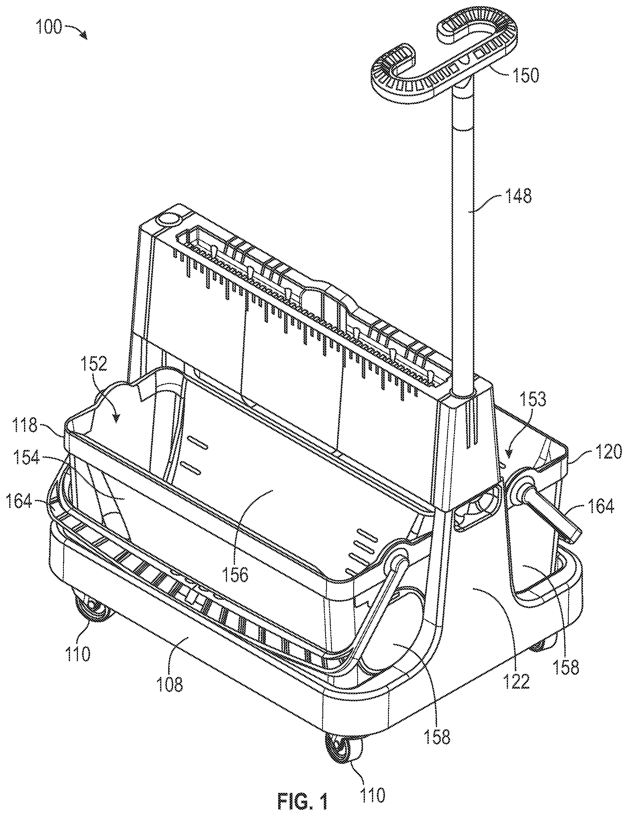 Patent US12096898 — Floor cleaning system — Figure 1