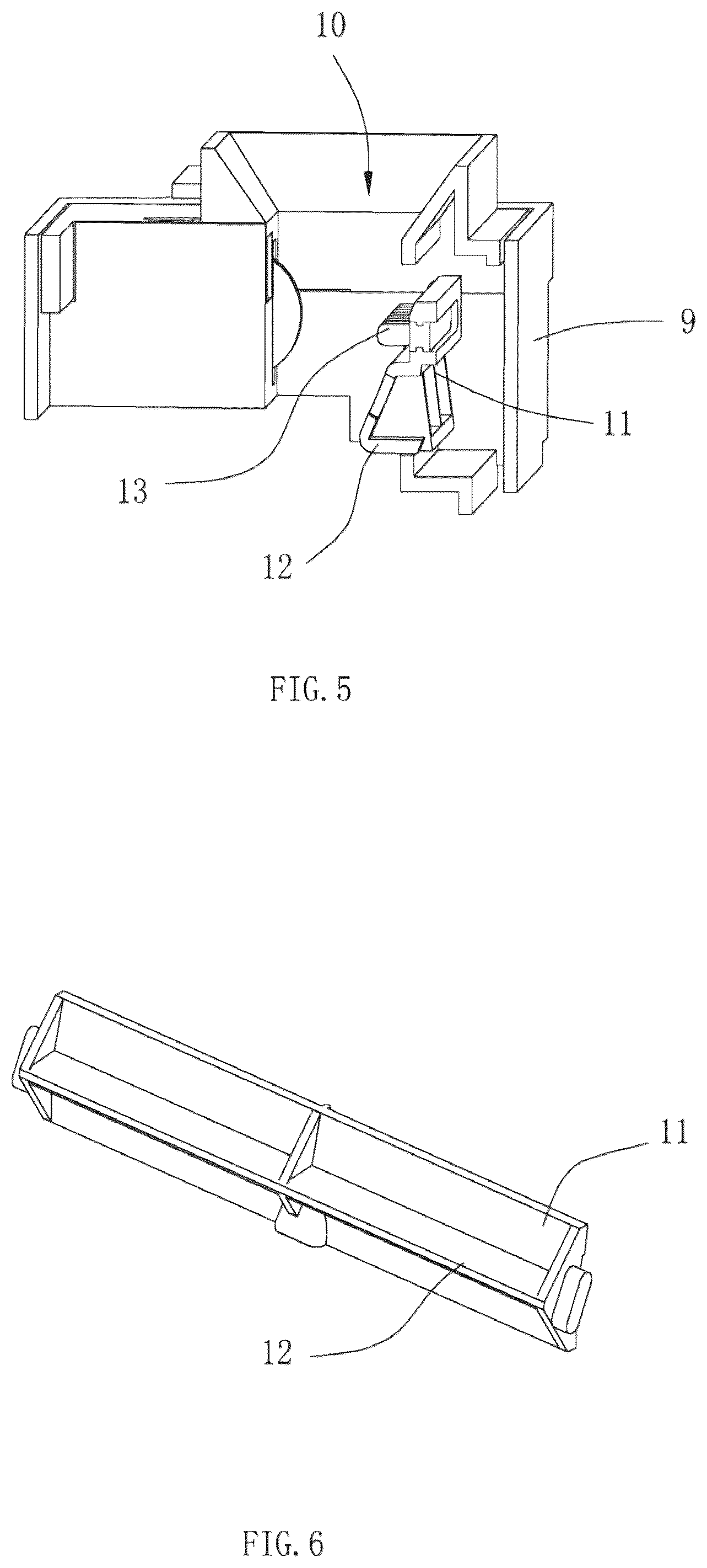 Patent US12096899 Figure 3 – Mop bucket for cleaning and squeezing a flat mop