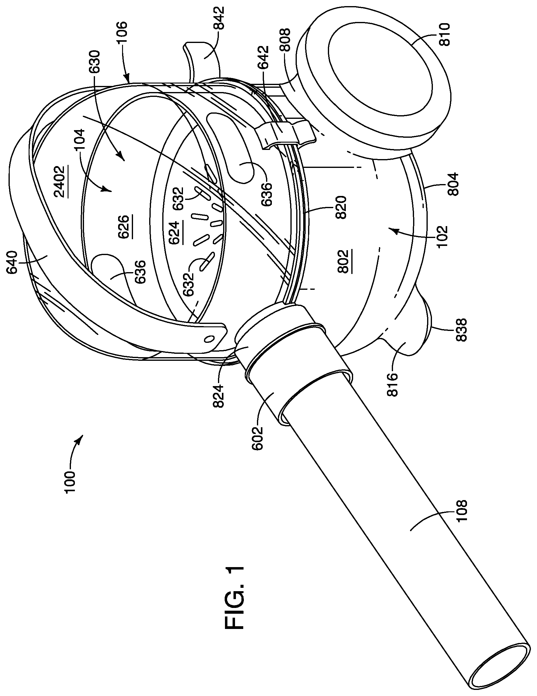Patent US12096907 — Vacuum — Figure 1