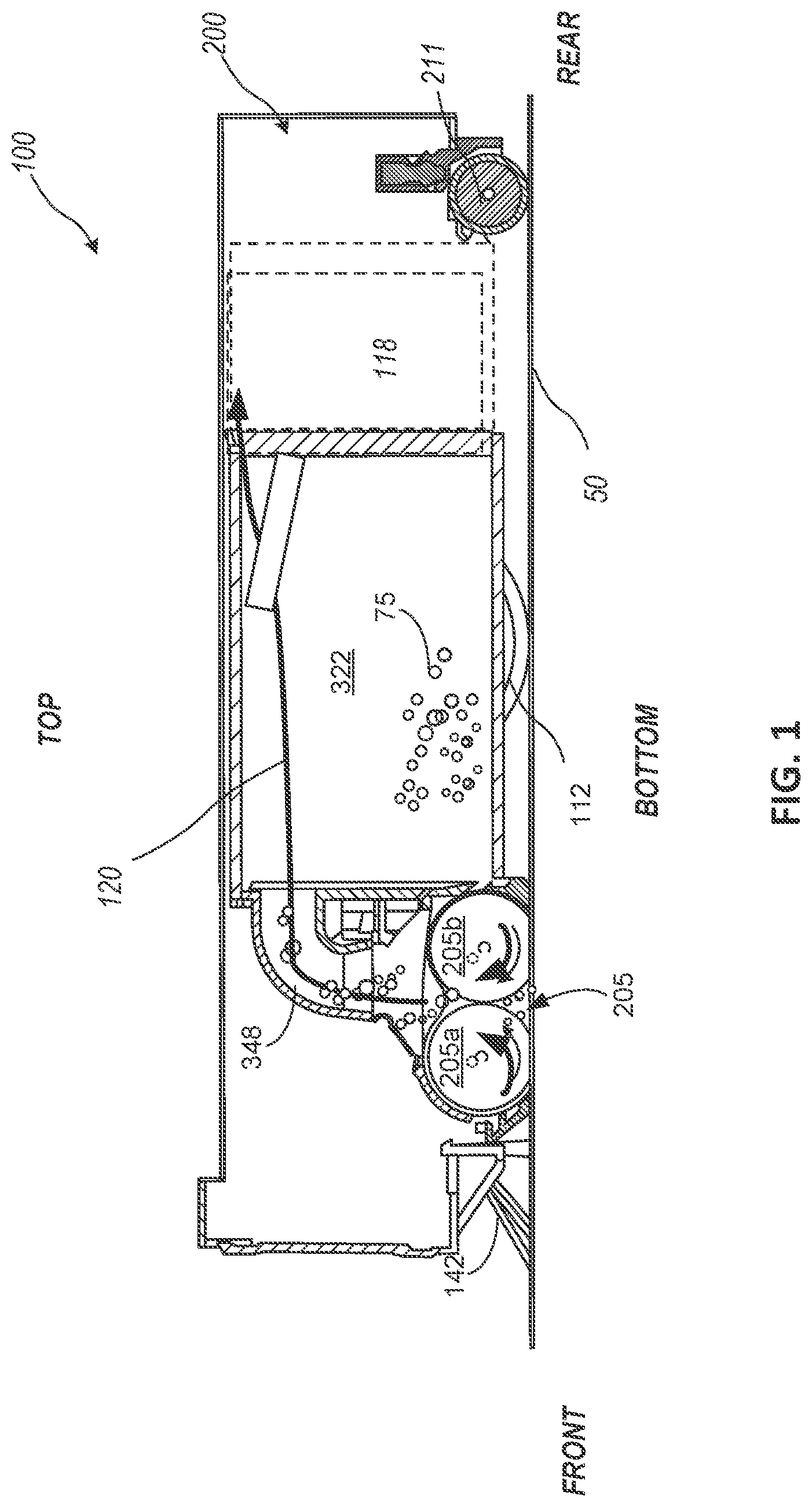 Patent US12096909 — Systems and methods for visual docking in an autonomous mobile robot — Figure 1