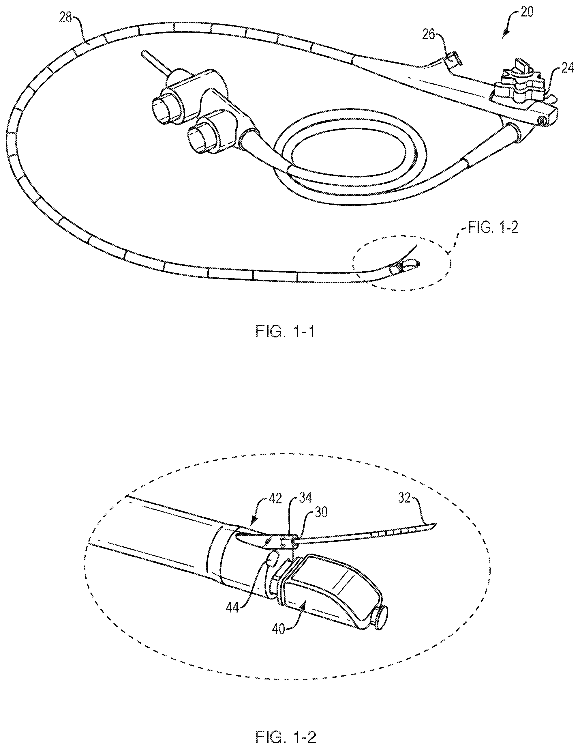 Patent US12096915 — Sheath location indicator and overextension preventer — Figure 1