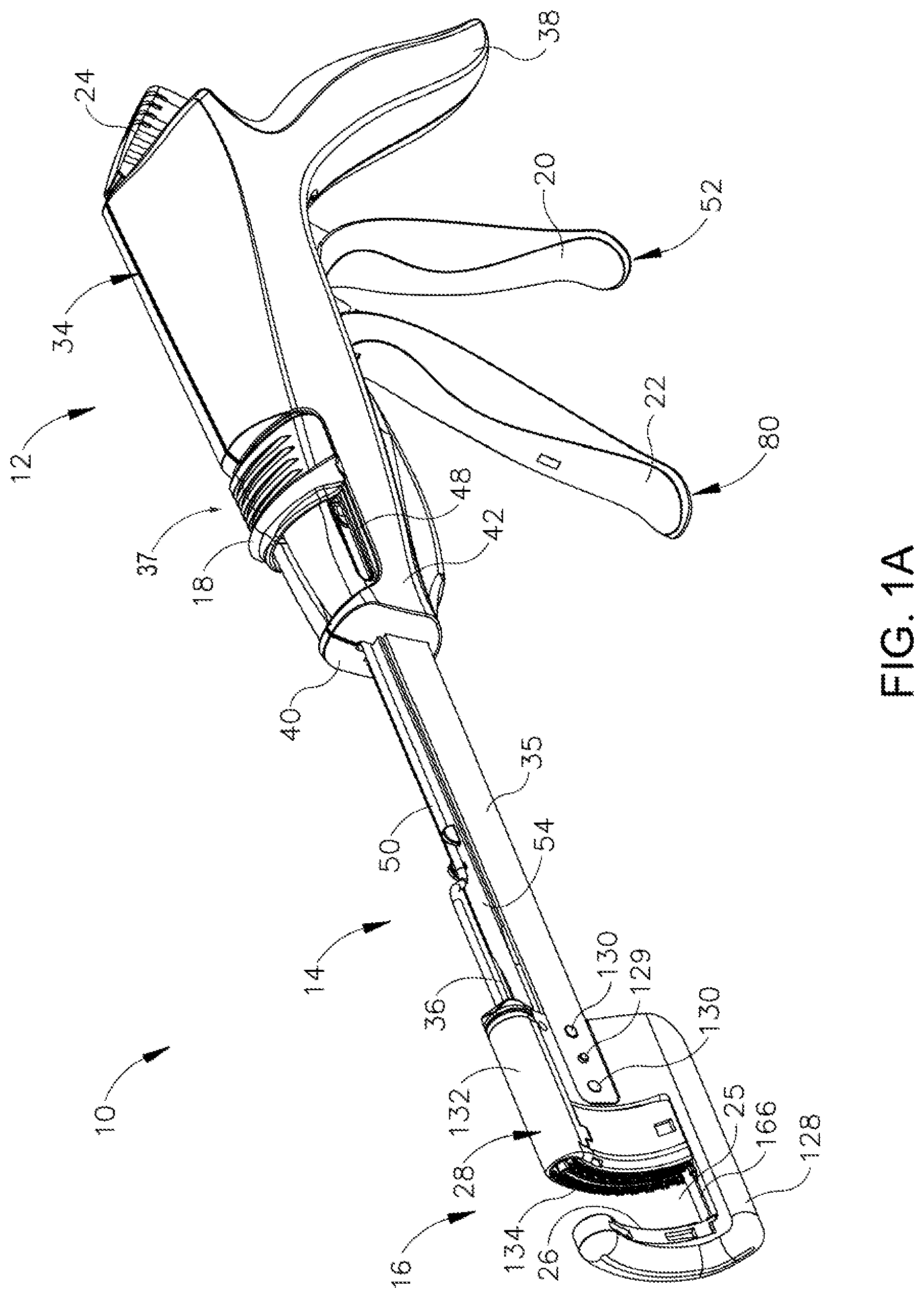 Patent US12096934 — Frame for surgical stapler and associated method of manufacture with stamping — Figure 1