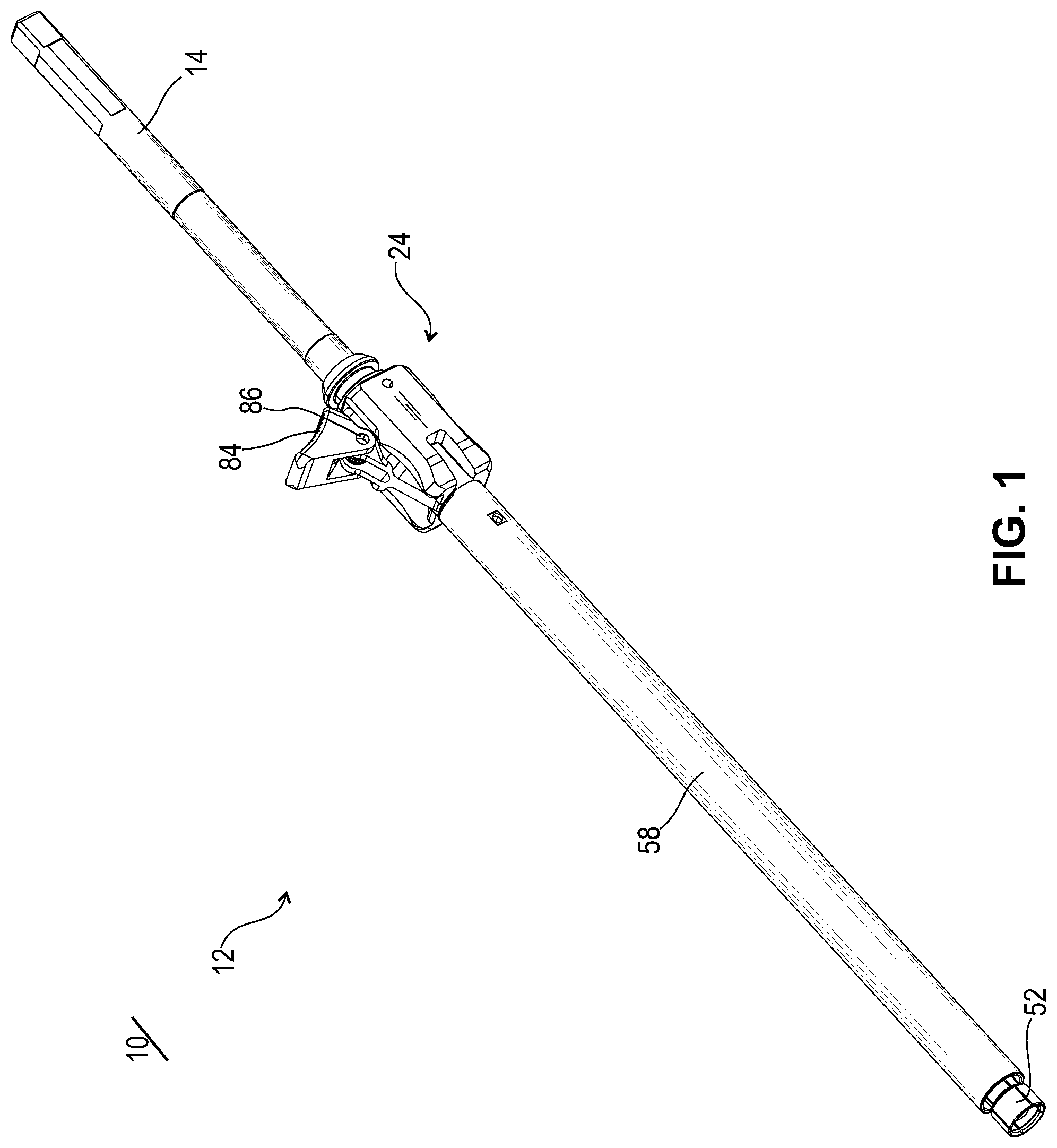 Patent US12096961 — Surgical instrument and method — Figure 1
