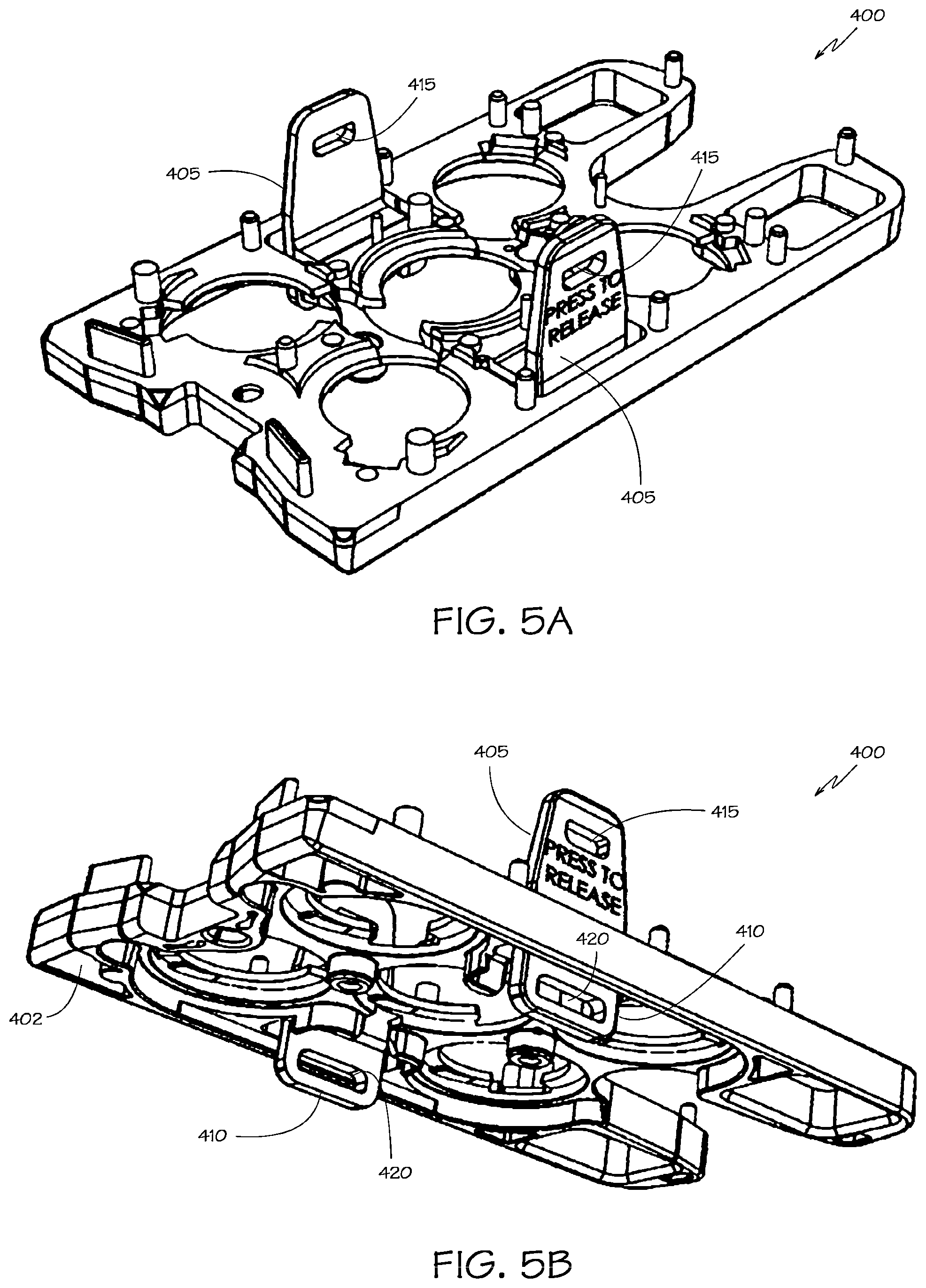 Patent US12097006 Figure 5 – Latch release for surgical instrument