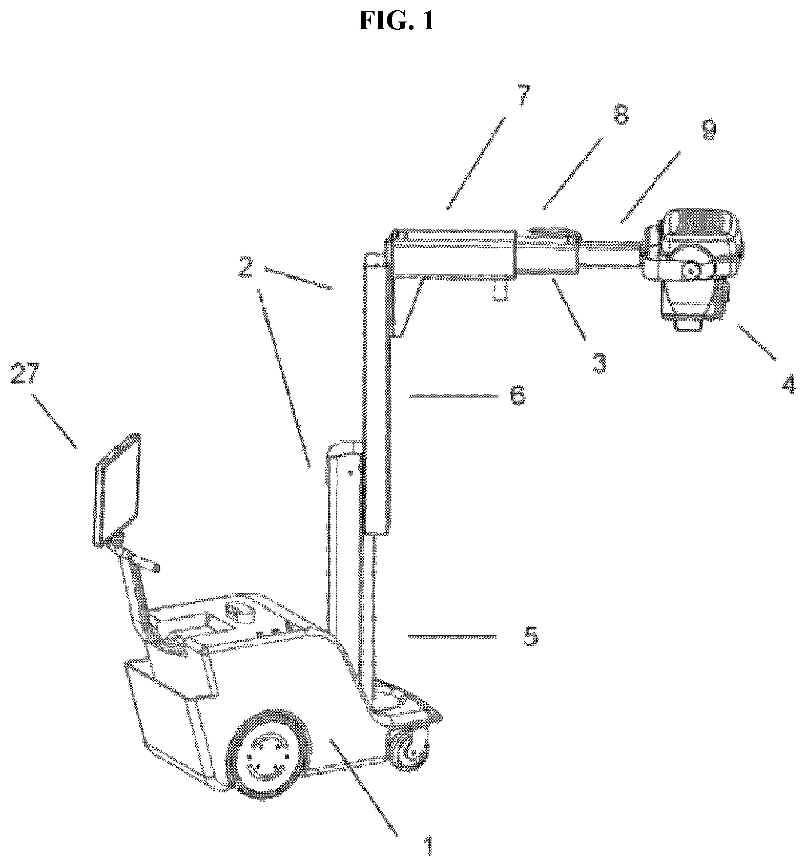 Patent US12097059 — Telescopic column for x-ray imaging apparatus — Figure 1