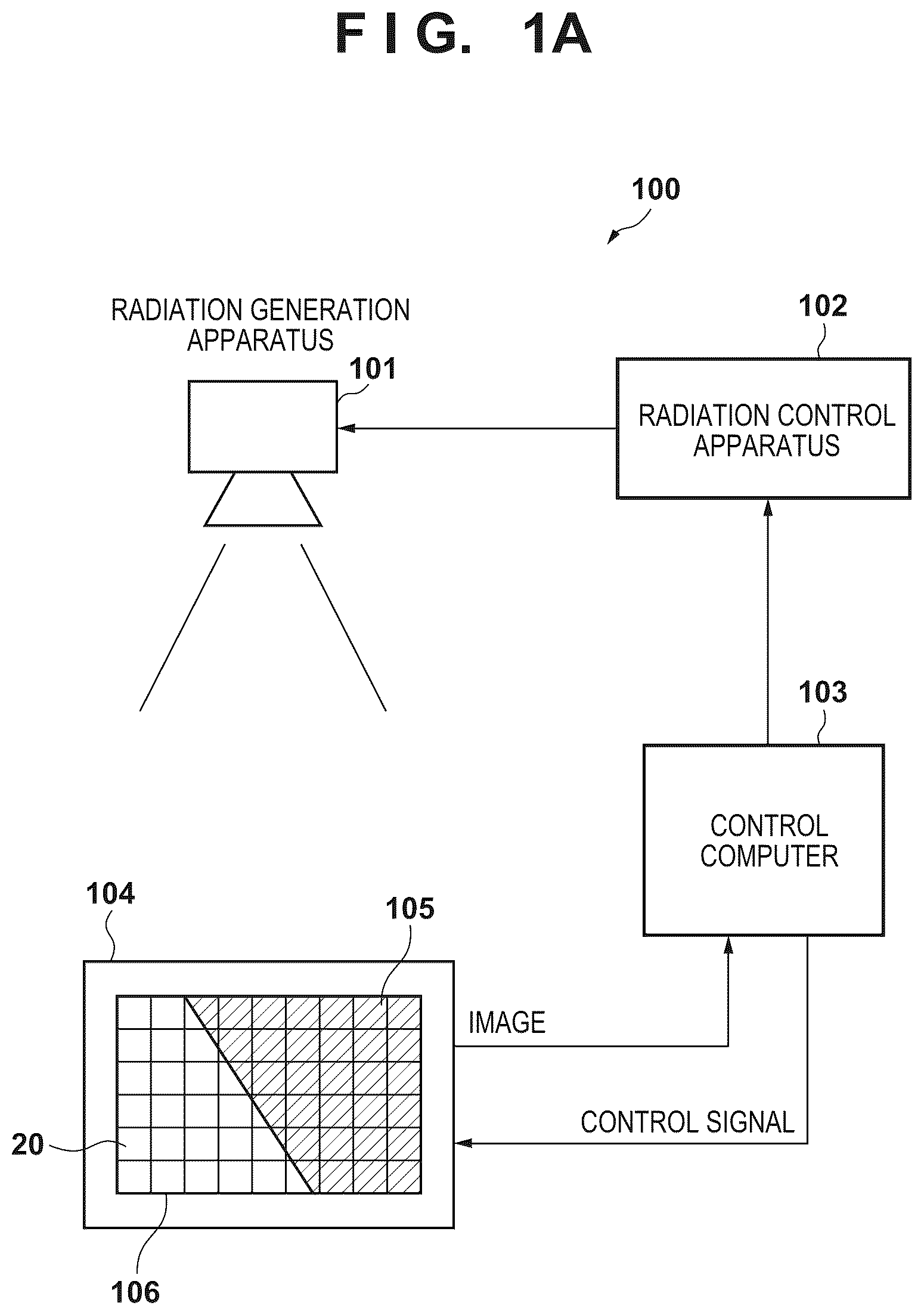 Patent US12097061 — Radiation imaging system, imaging control apparatus, and method — Figure 1