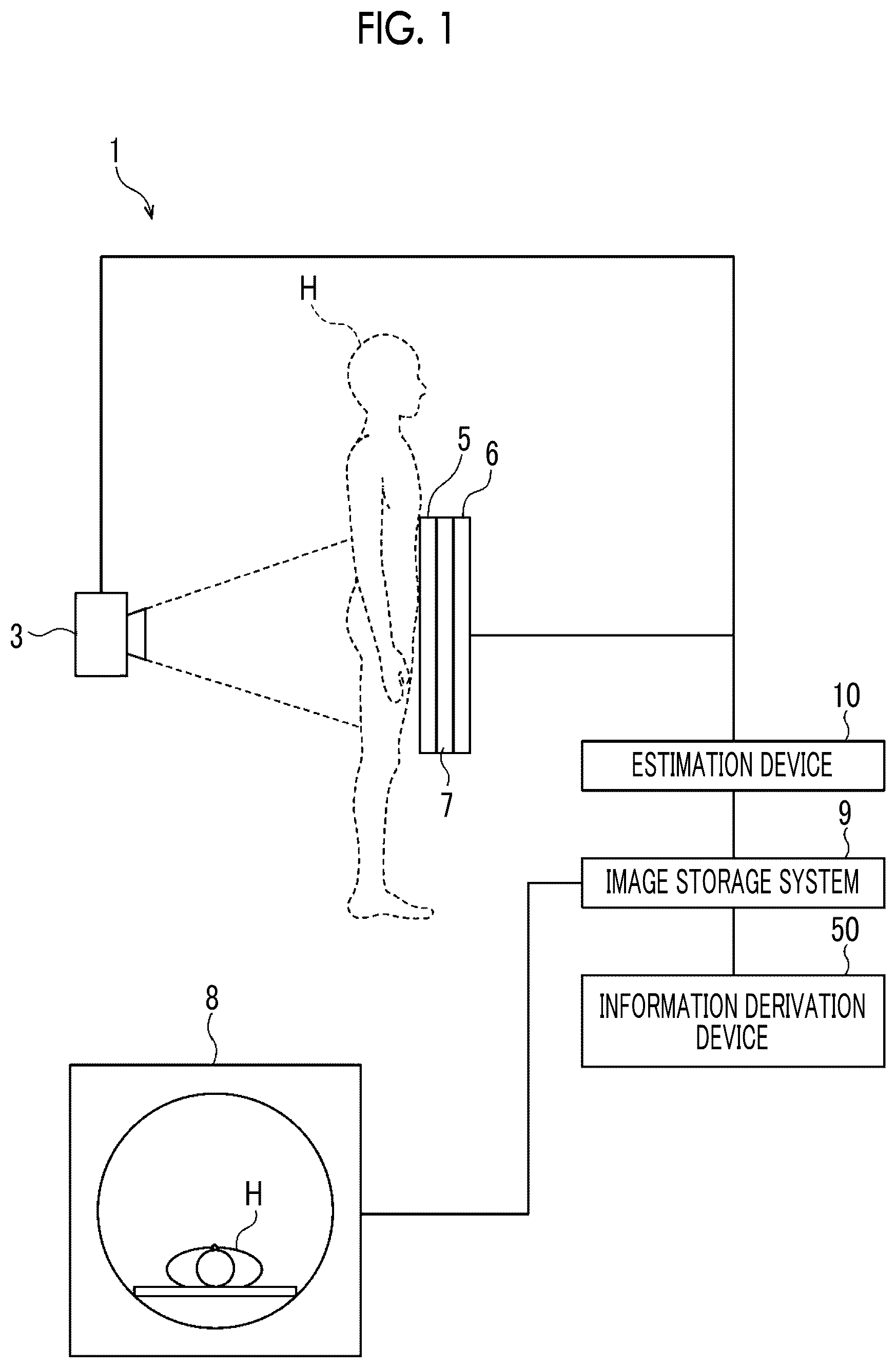 Patent US12097062 — Estimation device, estimation method, and estimation program — Figure 1