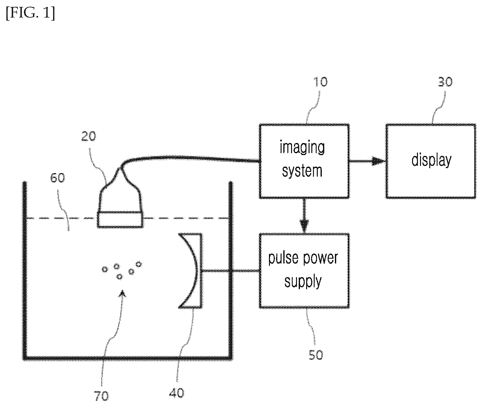 Patent US12097076 — Method and device for displaying passive cavitation image — Figure 1