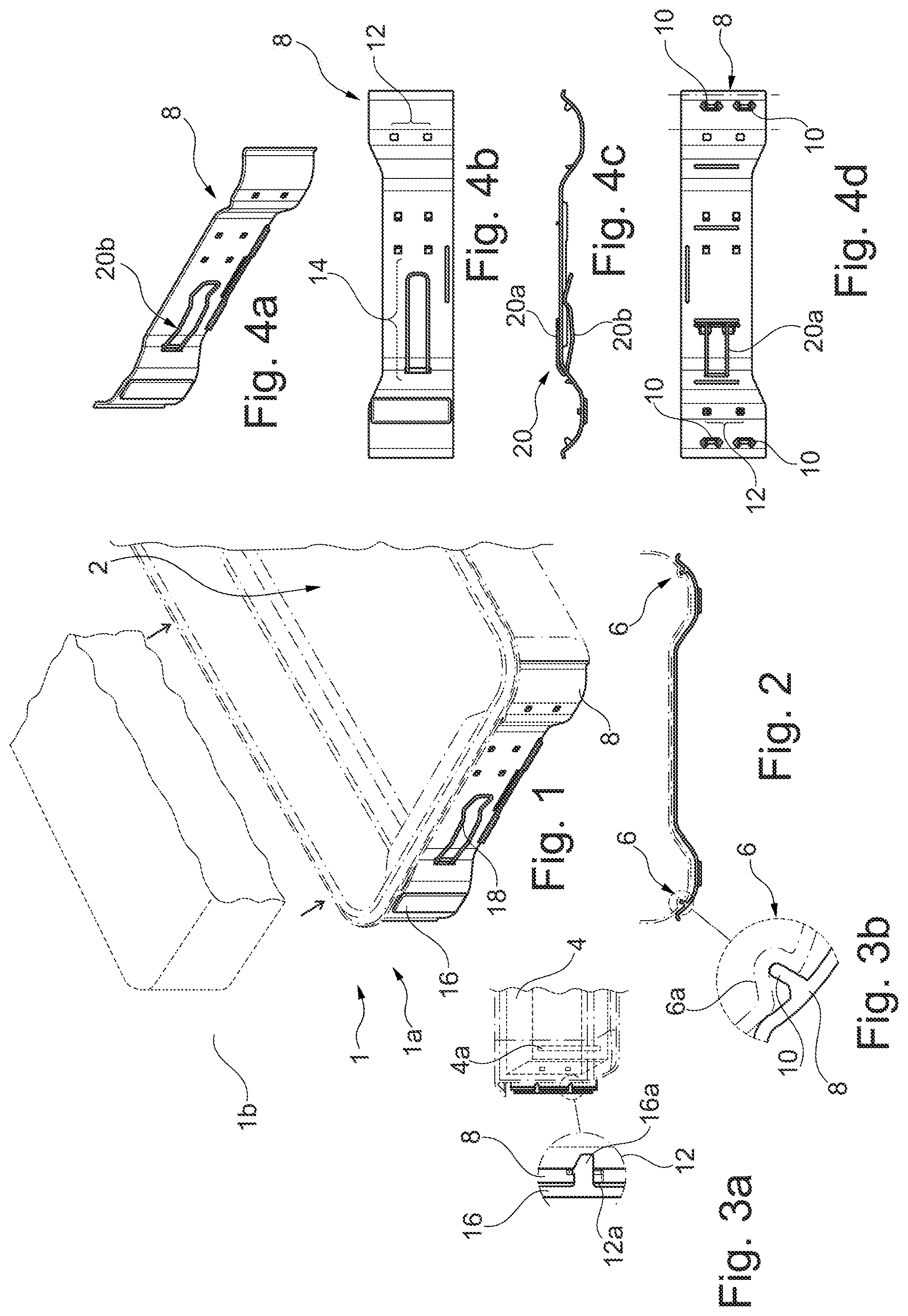 Patent US12097080 — Interchangeable labelling plate — Figure 1
