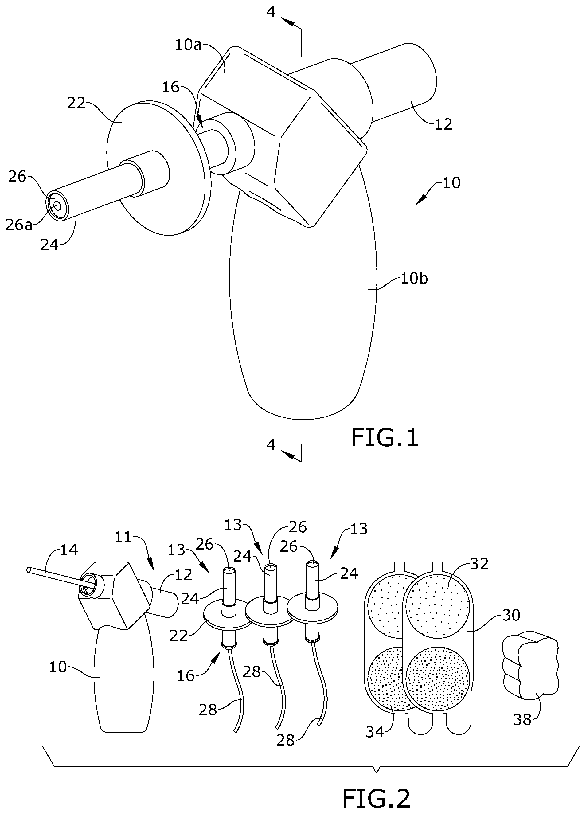 Patent US12097091 — Oto-block applicator and method — Figure 1
