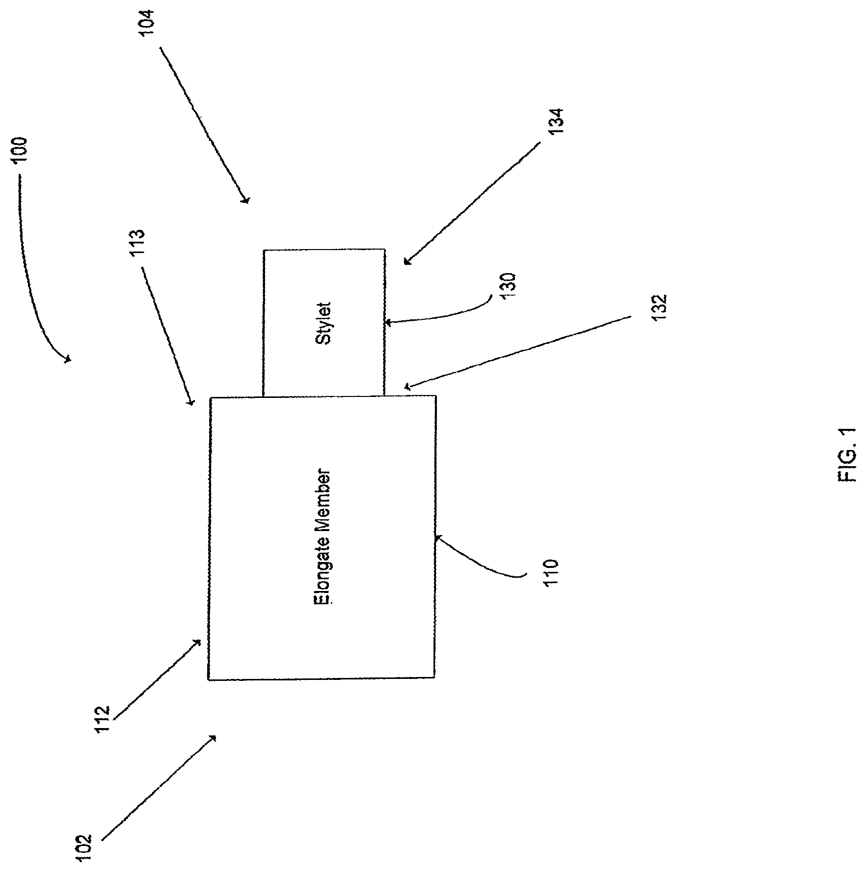 Patent US12097106 — Insertion device for delivery of a mesh carrier — Figure 1