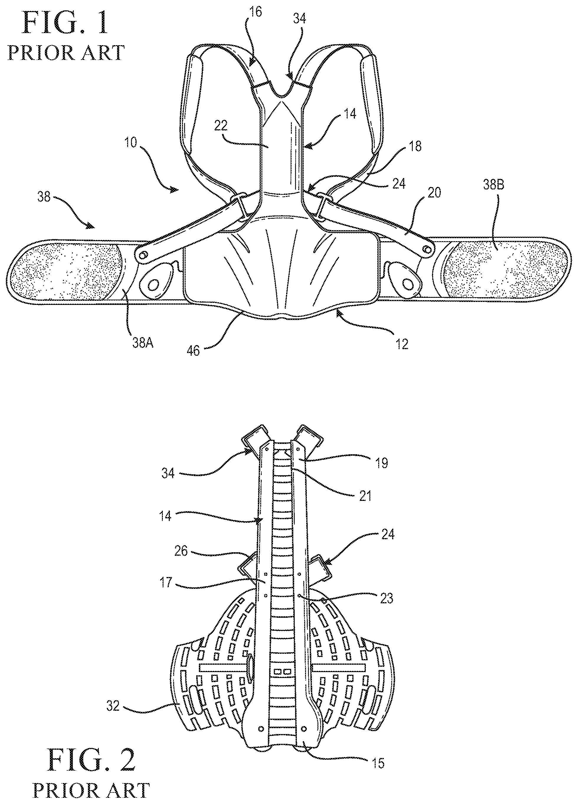 Patent US12097164 — Interface system in an exoskeleton — Figure 1
