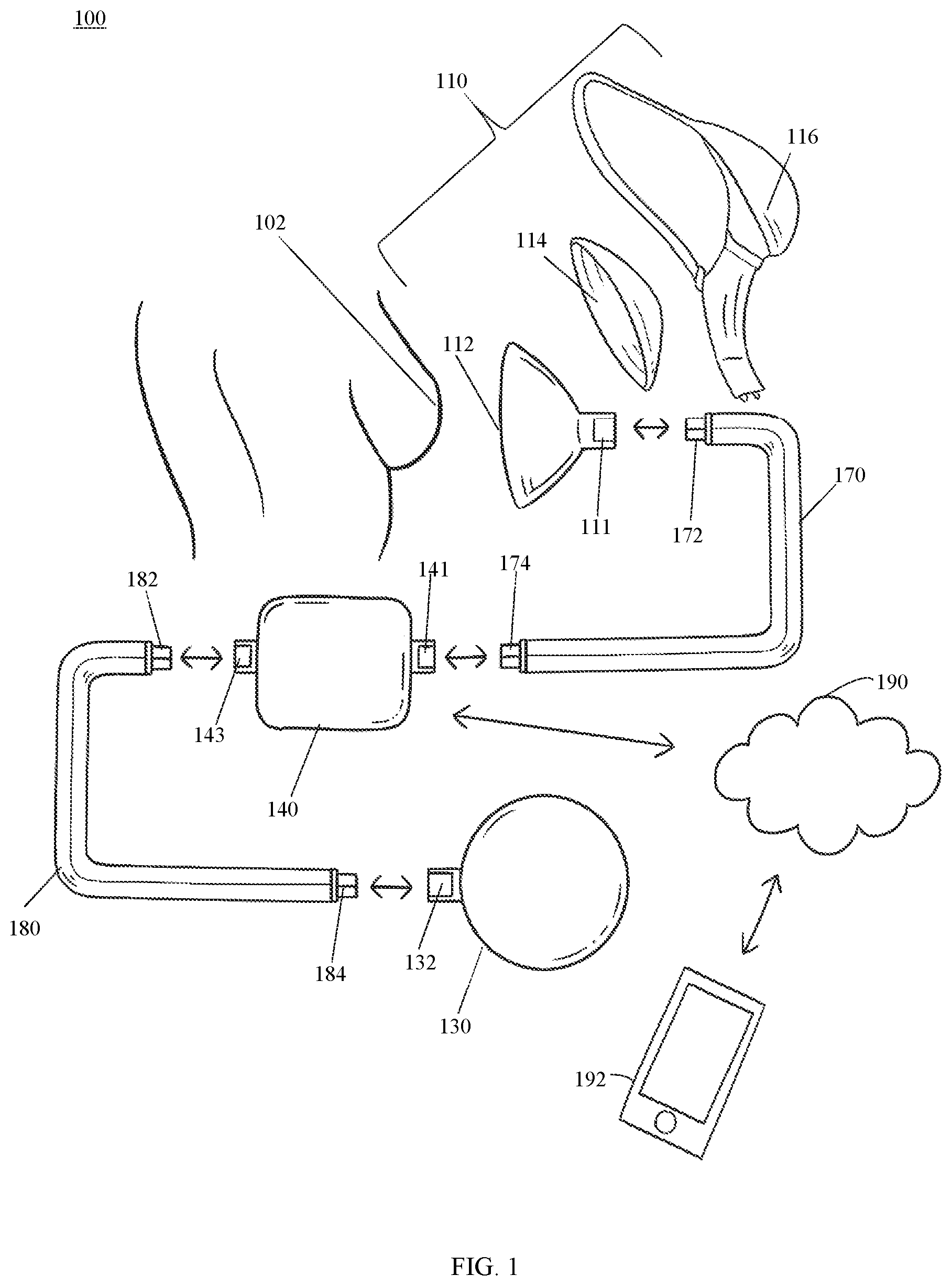 Patent US12097312 — Methods, systems and devices for expressing breastmilk — Figure 1