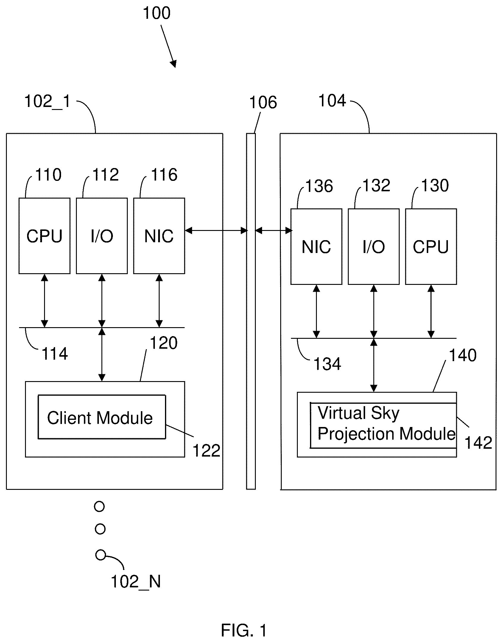 Patent US12097331 — Apparatus and method for mitigating the effects of travel lag via color palette transitions in a virtual sky projected in a digital space — Figure 1