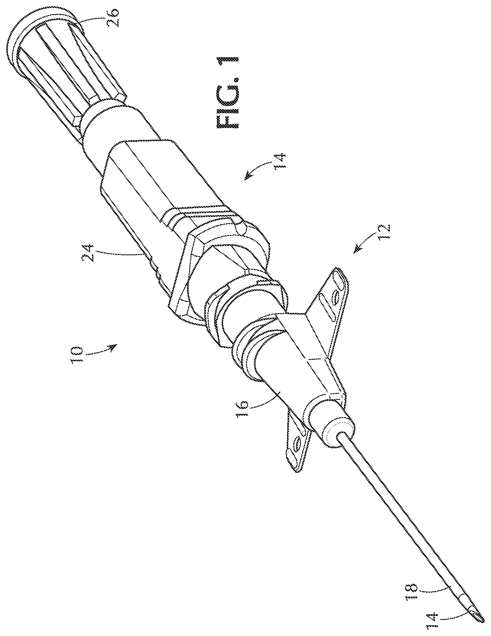 Patent US12097336 — Medical devices, systems and methods utilizing permanent magnet and magnetizable feature — Figure 1