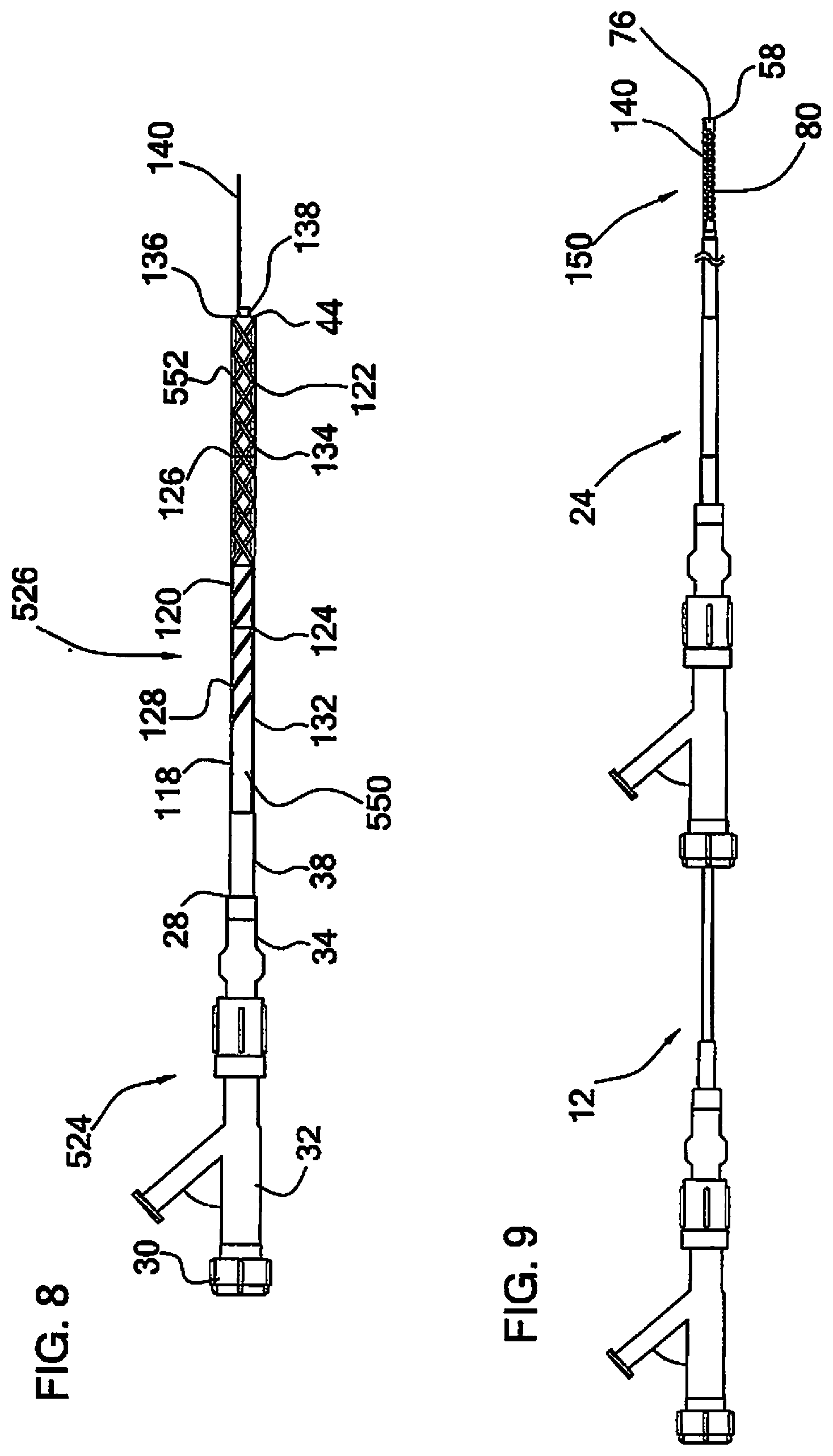 Patent US12097338 Figure 5 – Coaxial bi-directional catheter