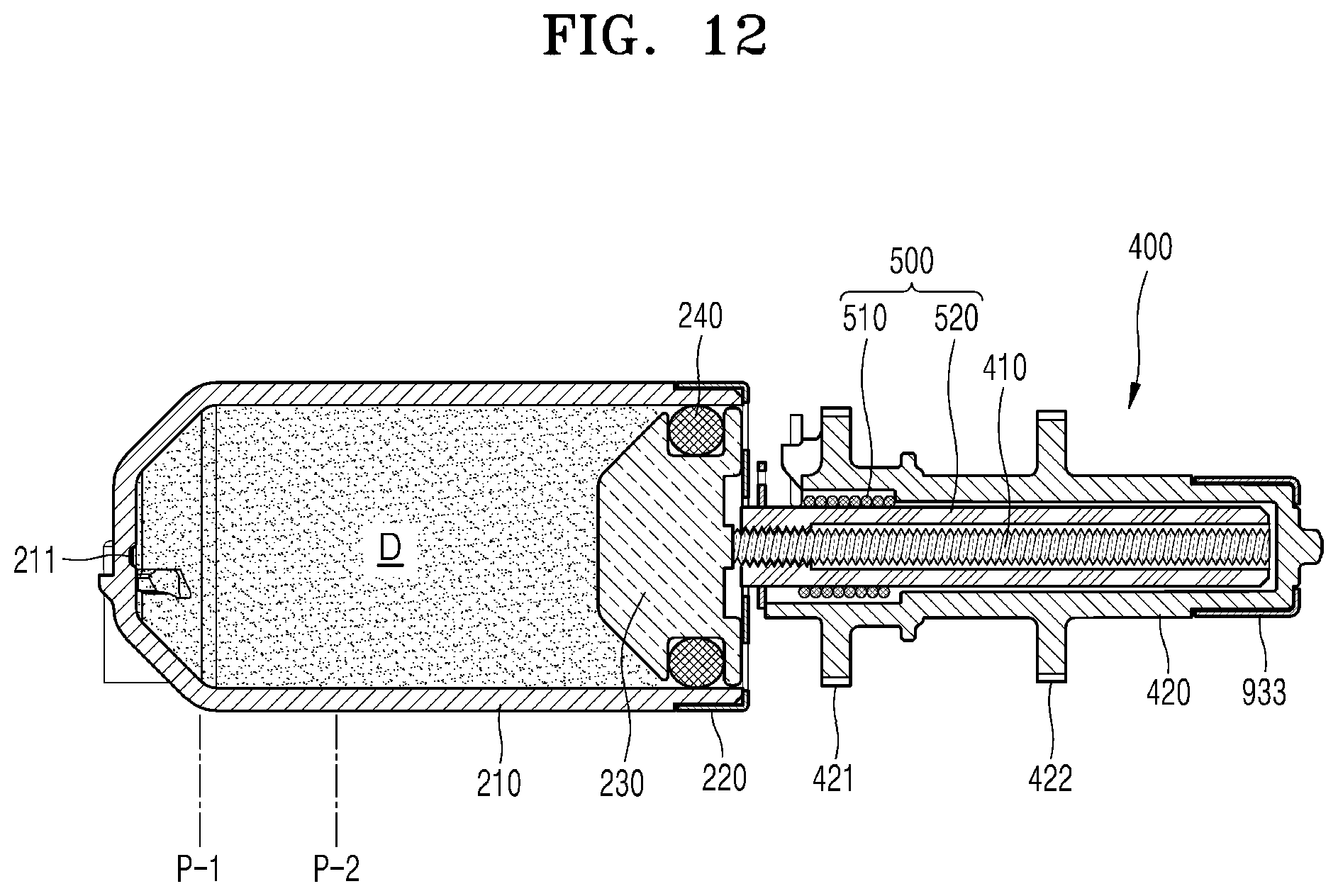 Patent US12097356 Figure 12 – Liquid medicine injection device