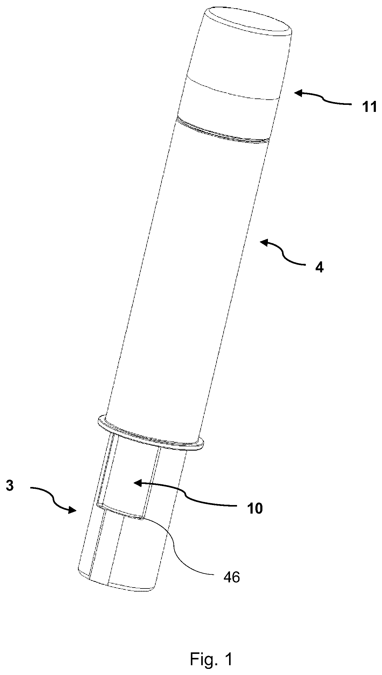 Patent US12097358 — Auto injector with improved functionality — Figure 1