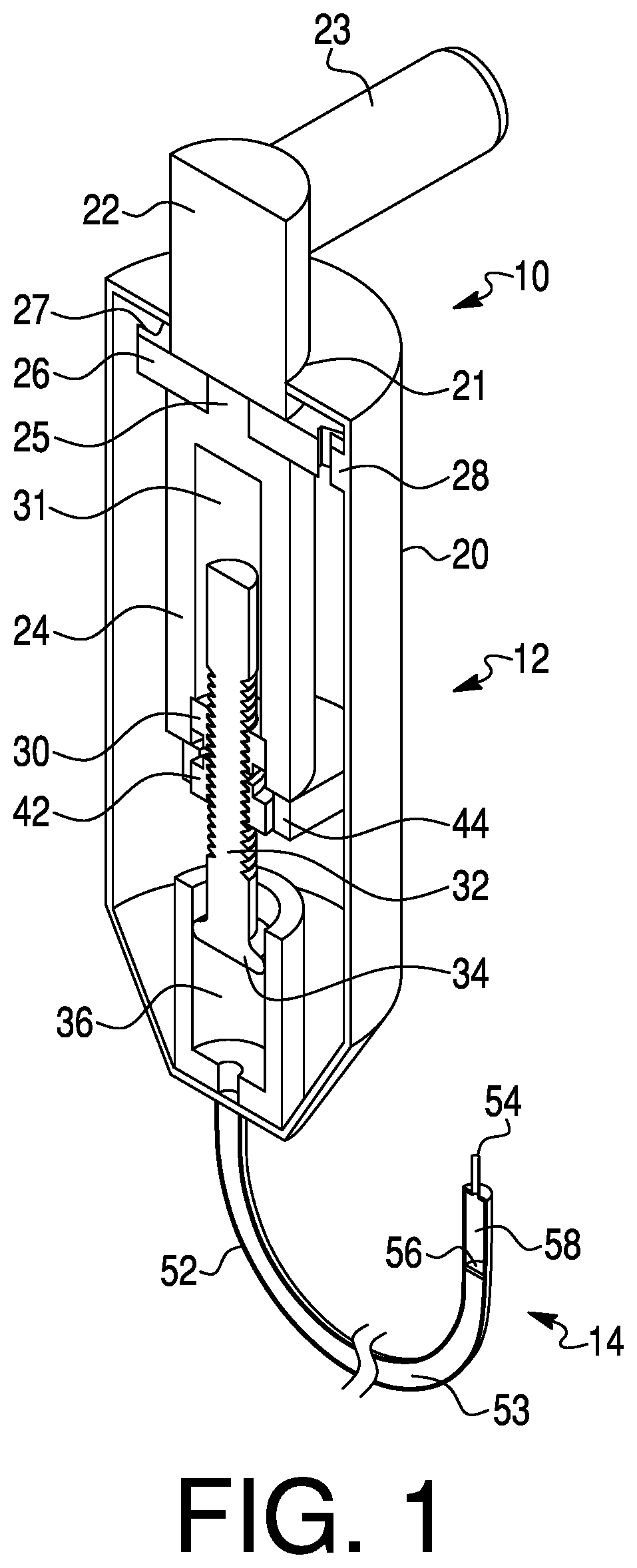 Patent US12097359 — Agent delivery devices — Figure 1