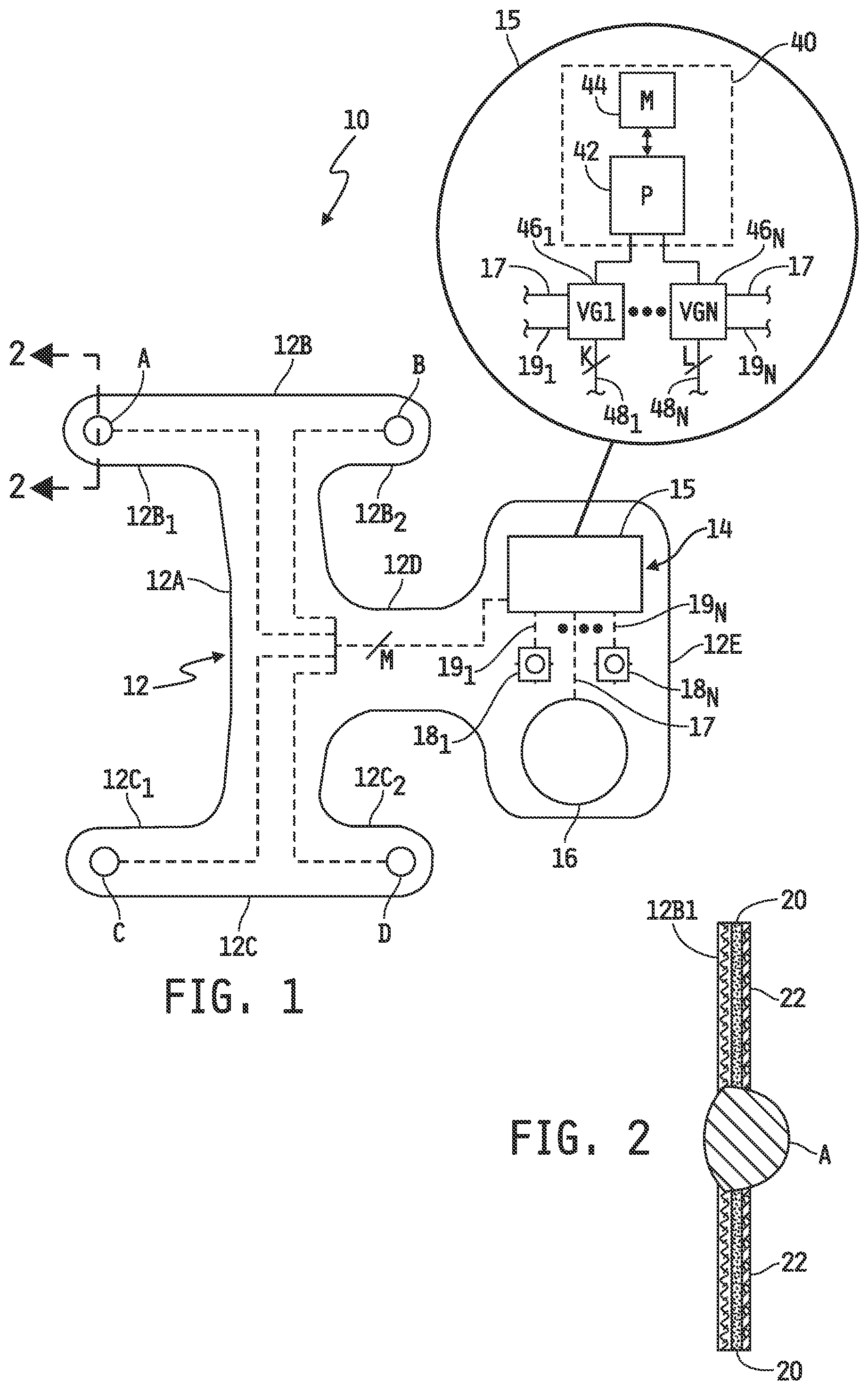 Patent US12097371 — Auricular nerve field stimulation device — Figure 1