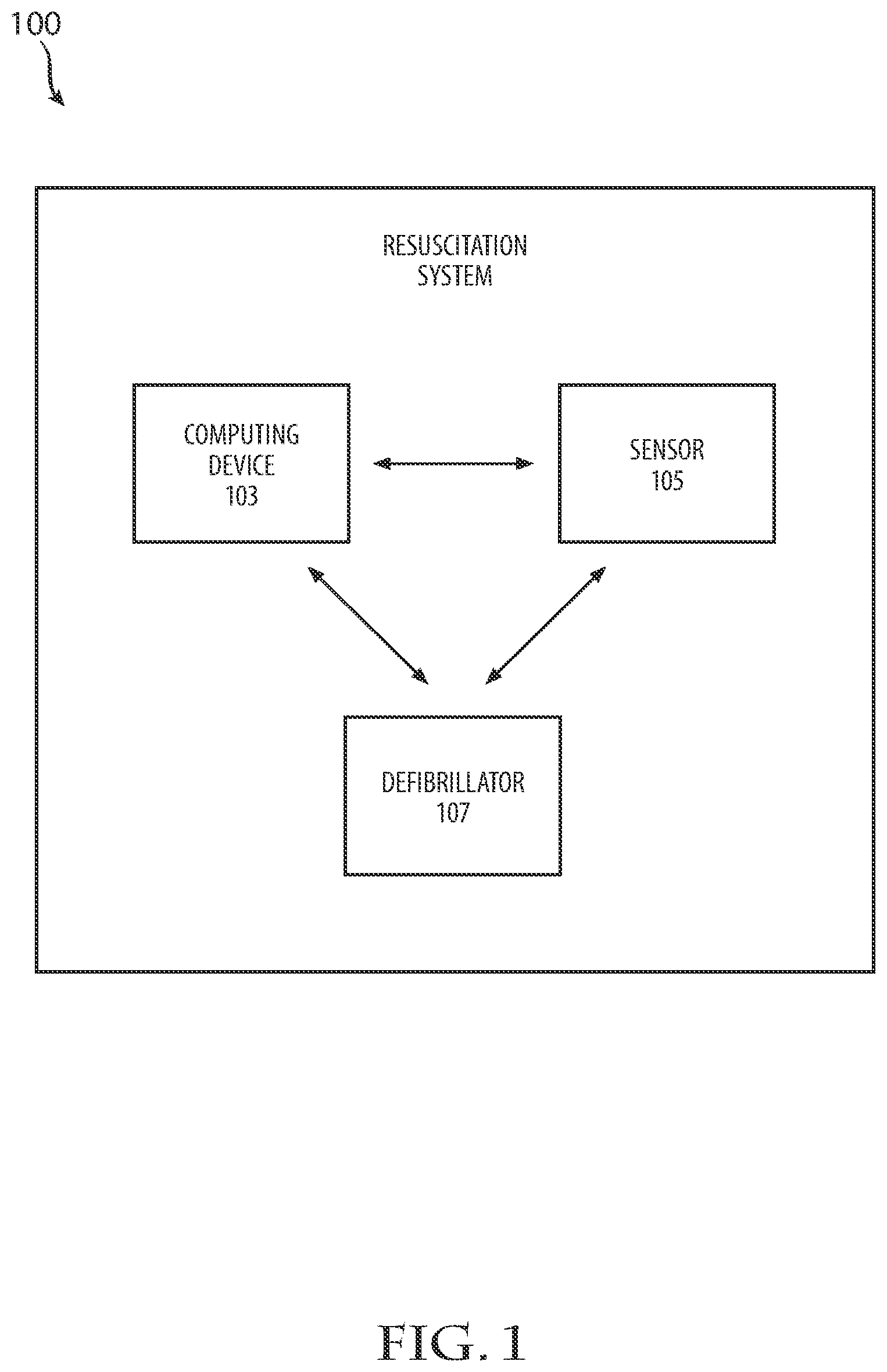 Patent US12097378 — Resuscitation system — Figure 1