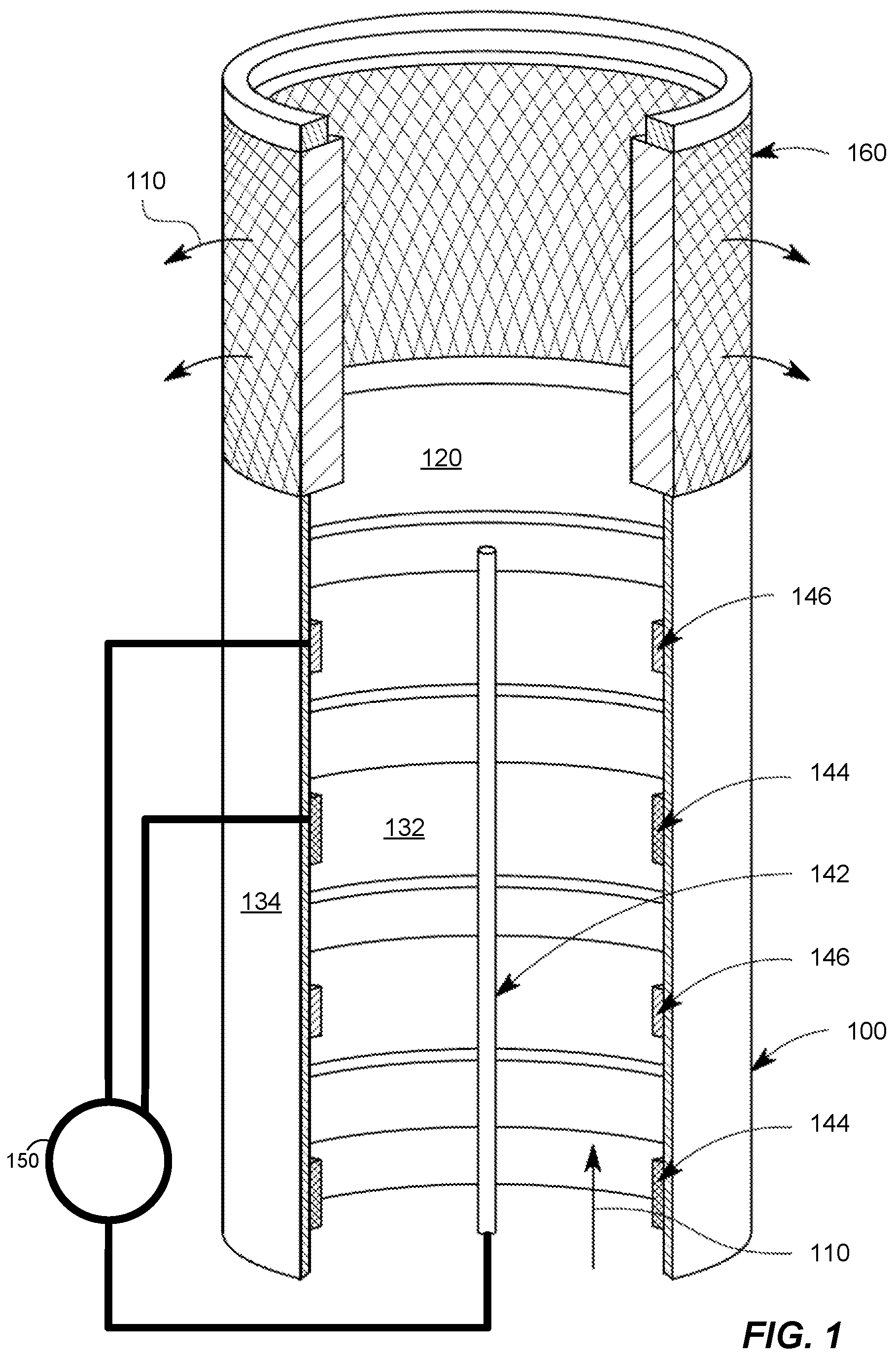 Patent US12097509 — Flue pipe systems and methods of purifying flue gases — Figure 1
