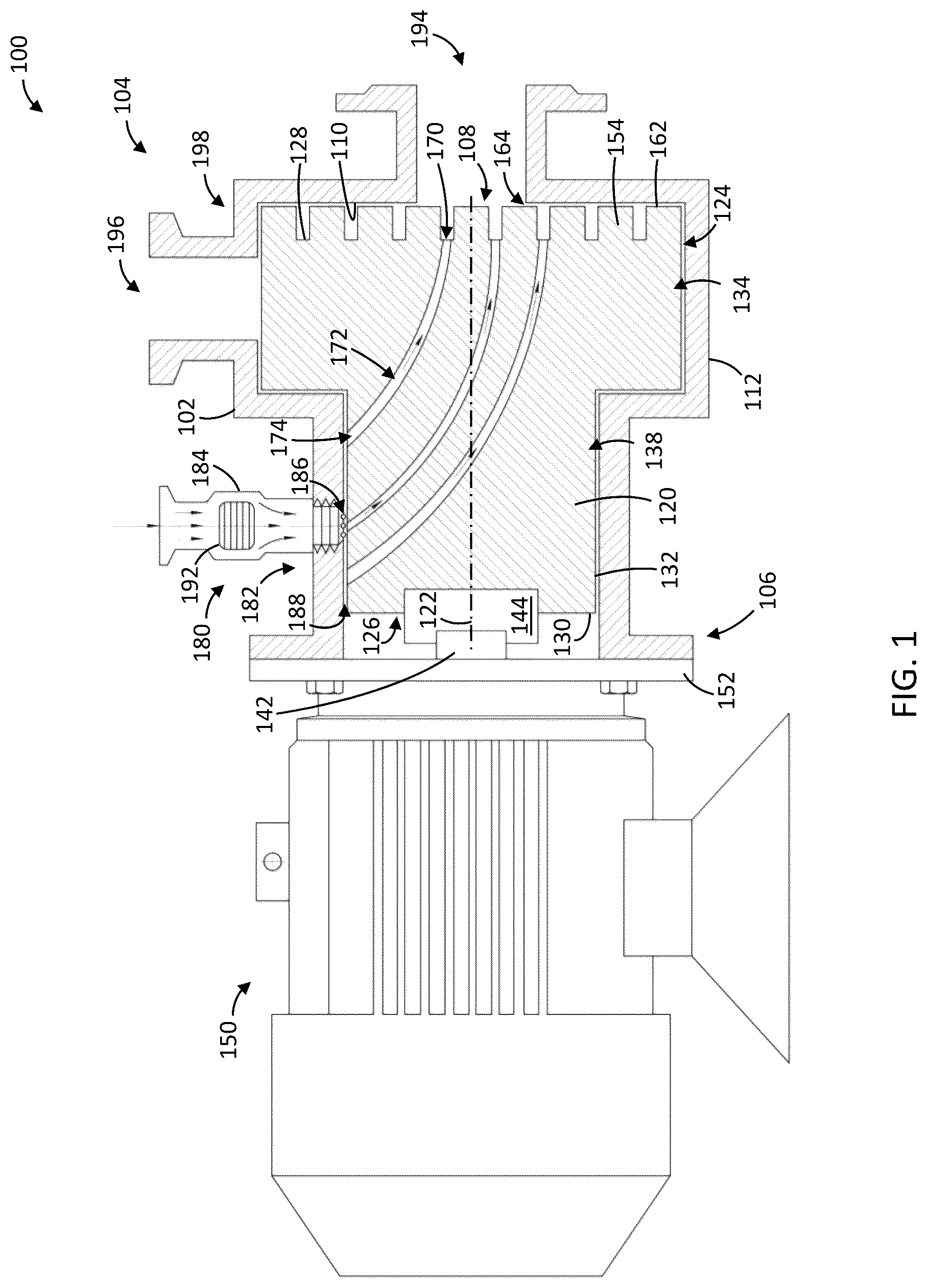 Patent US12097512 — System and method for saturation of a multicomponent medium with active microbubbles — Figure 1