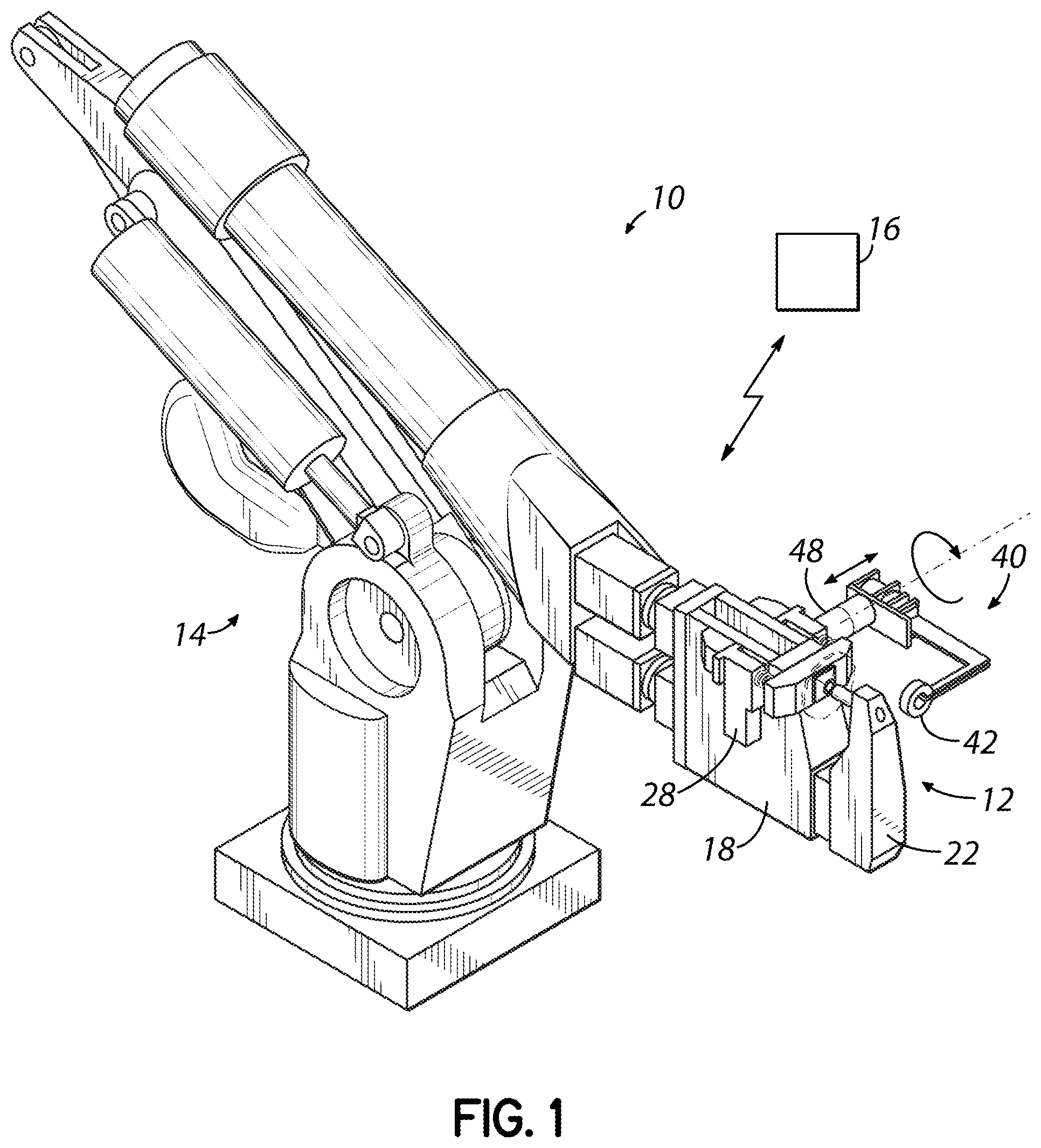 Patent US12097548 — Apparatus and methods for forming an attachment pad in high strength steel materials — Figure 1