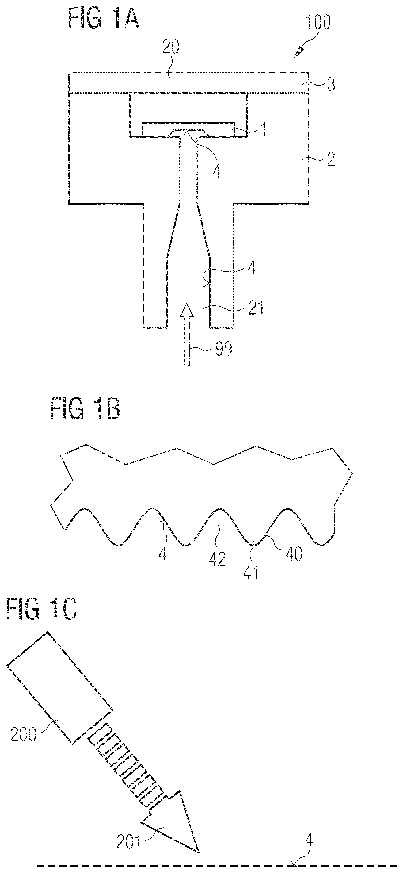 Patent US12097574 — Sensor device and method for producing a sensor device — Figure 1