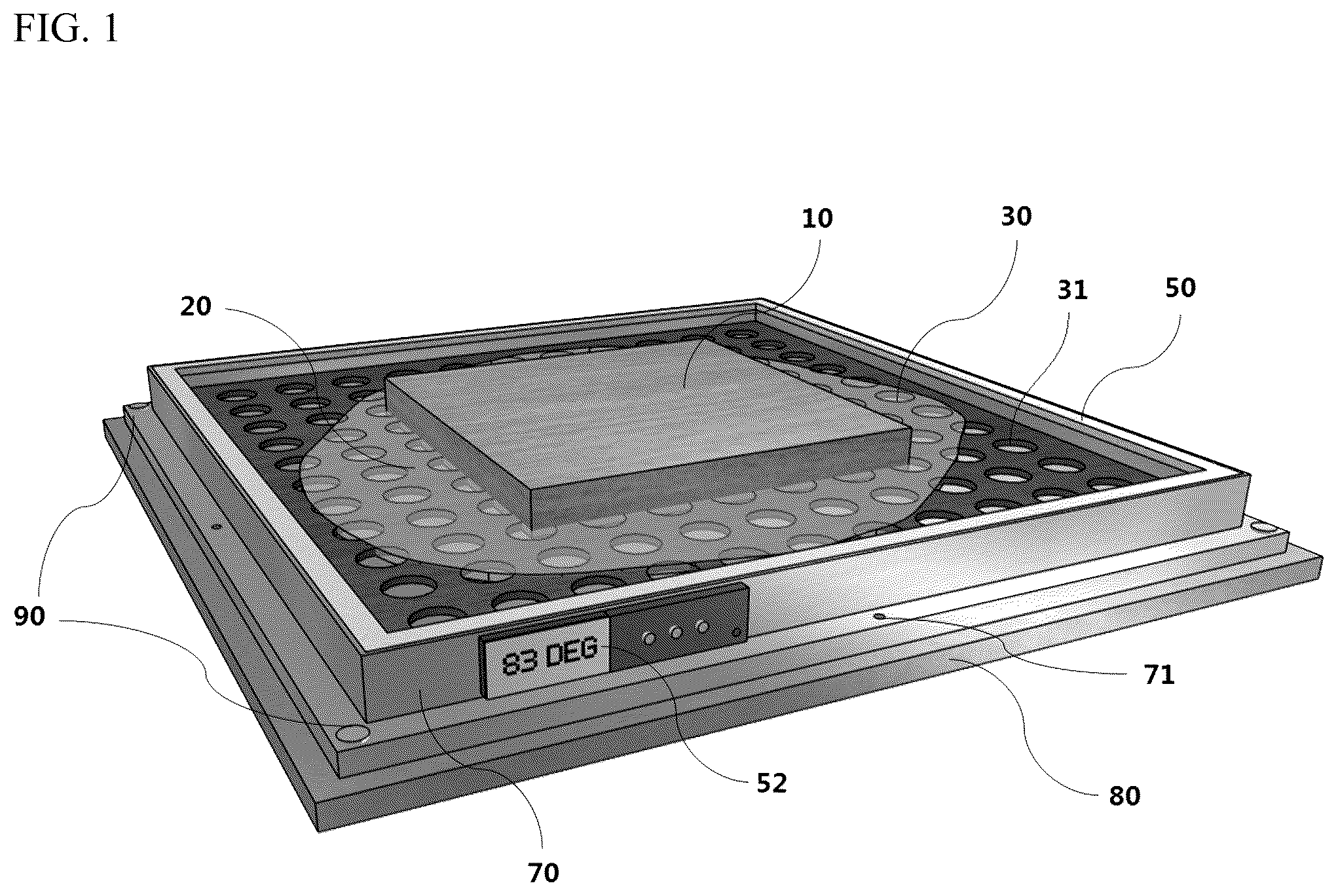 Patent US12097587 — Cured silicone based workholding method and apparatus for milling machines — Figure 1