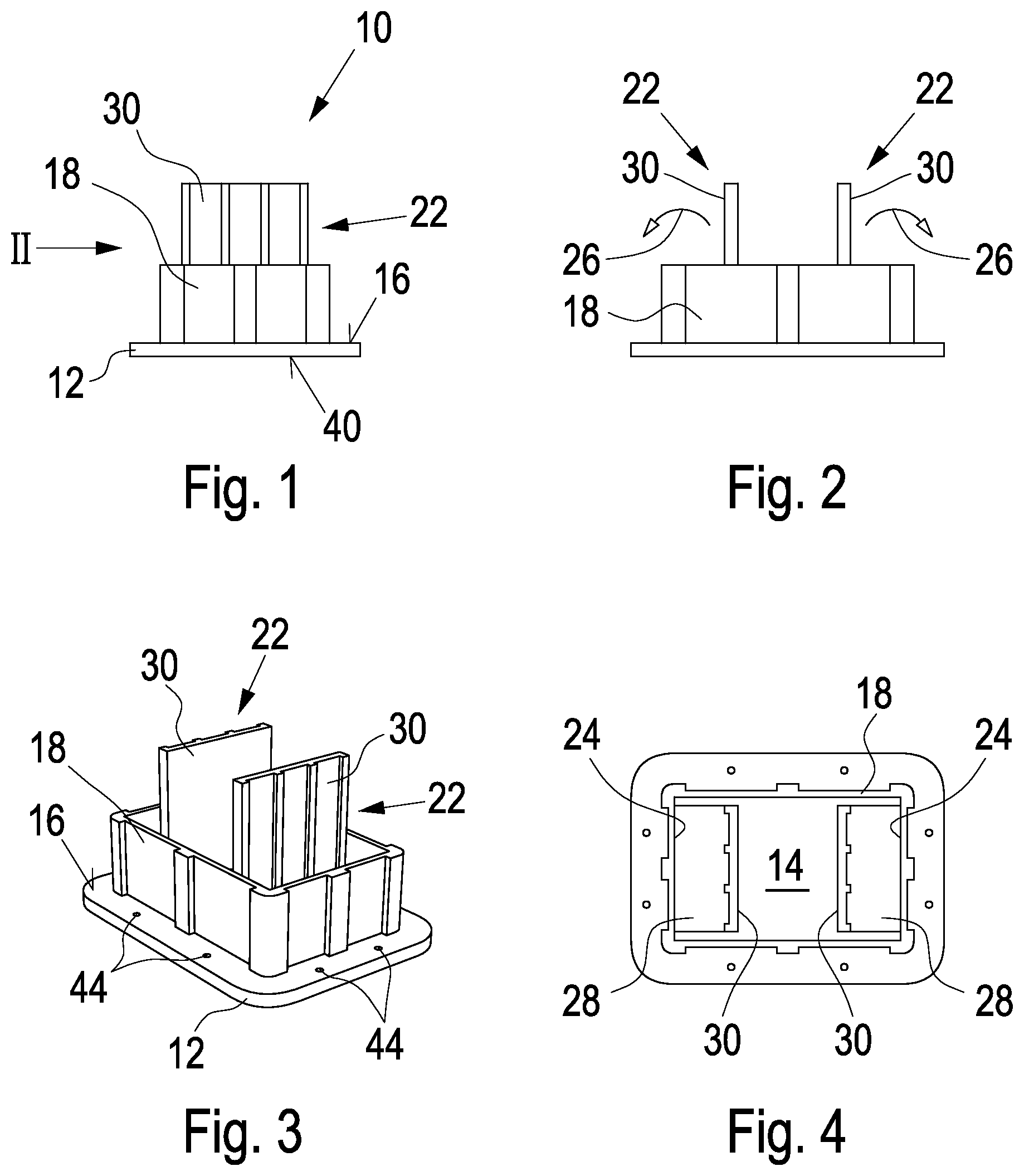 Patent US12097606 — Bicycle transport container as well as rolling element for a bicycle transport container — Figure 1