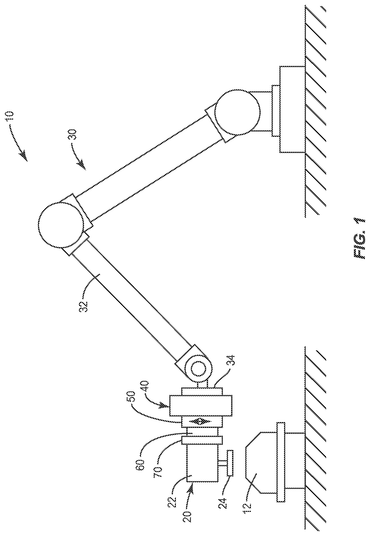 Patent US12097617 — Controlling contact force in a machine tool — Figure 1