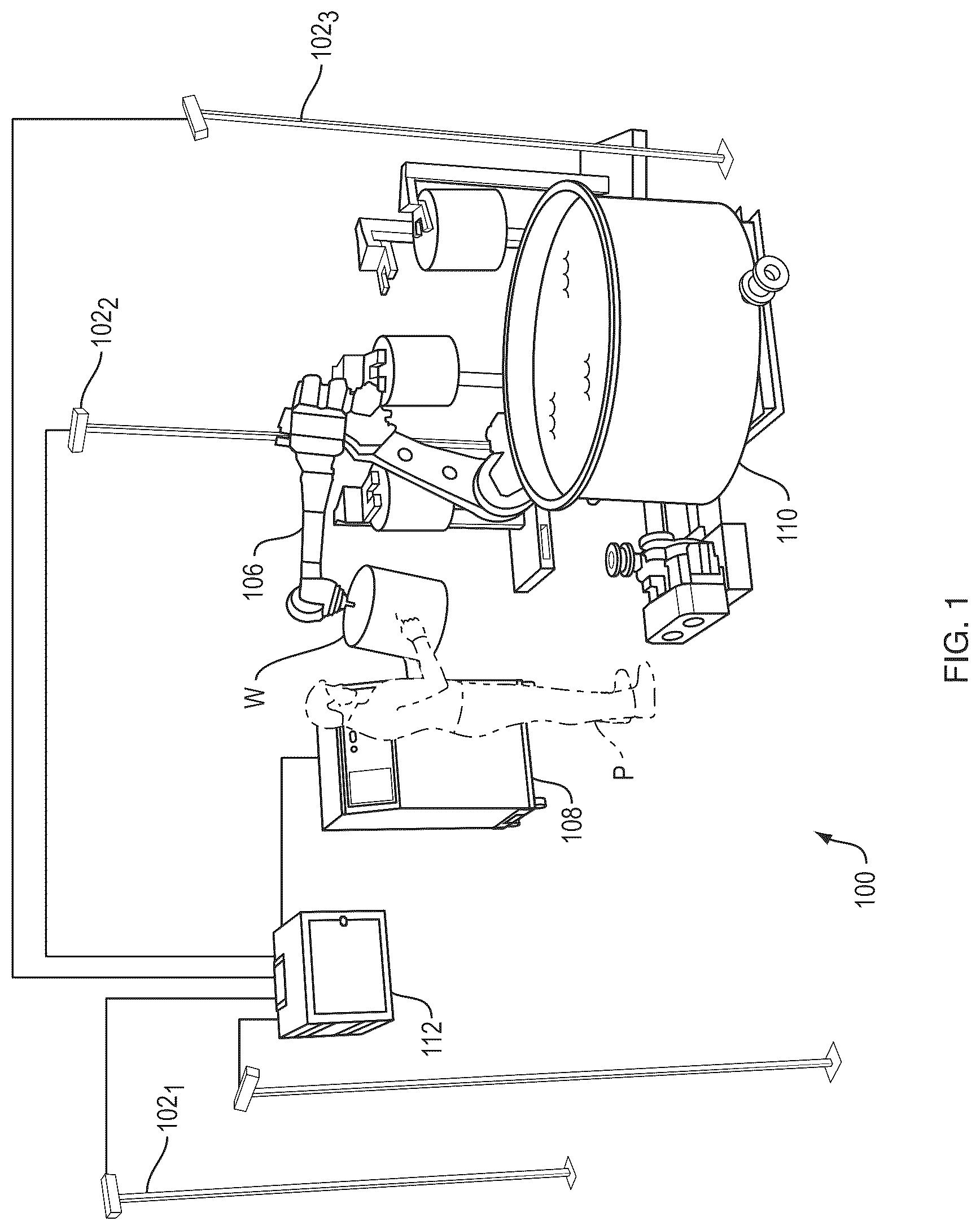 Patent US12097625 — Robot end-effector sensing and identification — Figure 1