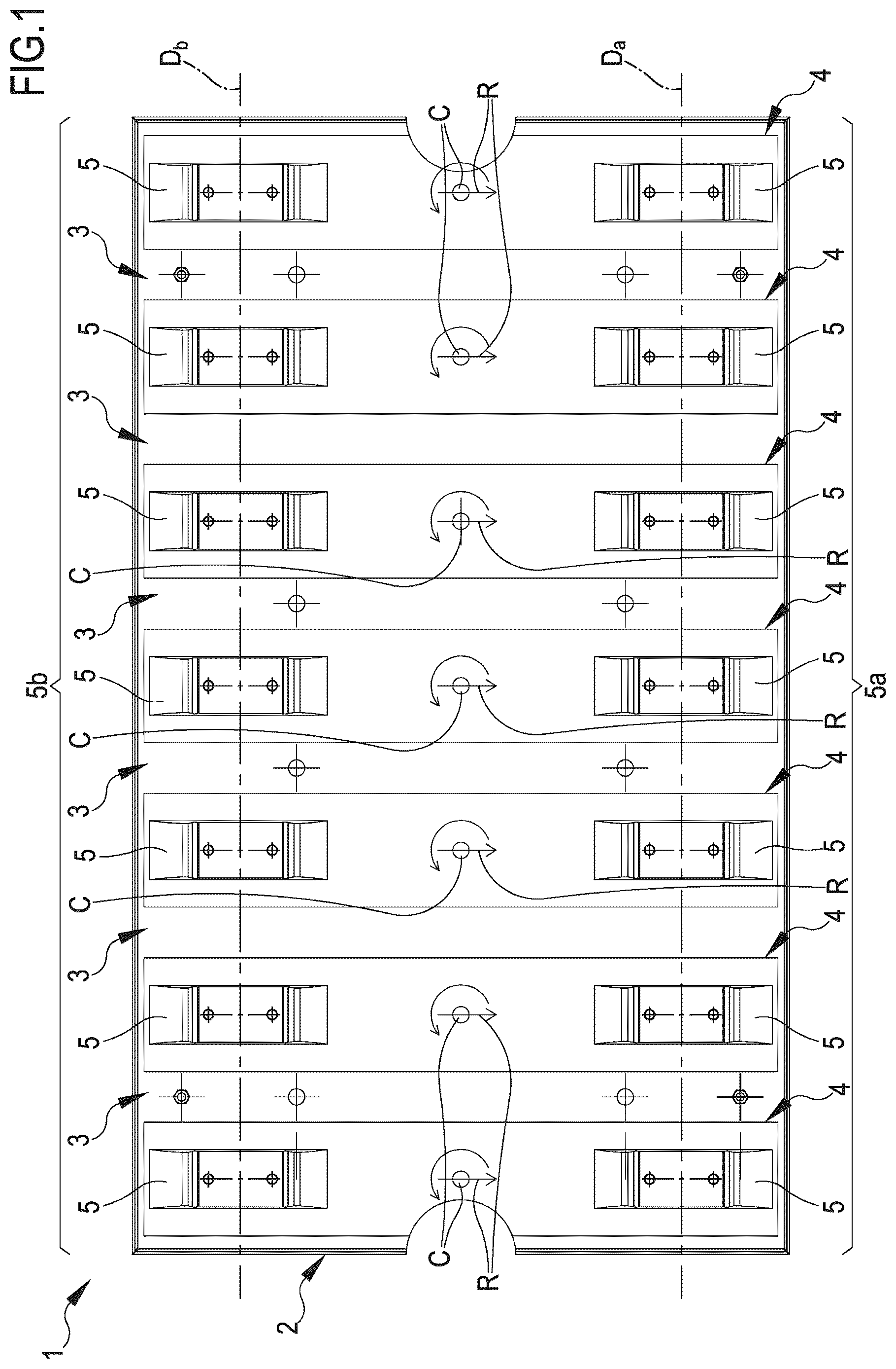 Patent US12097639 — Formwork for the construction of railway platforms — Figure 1