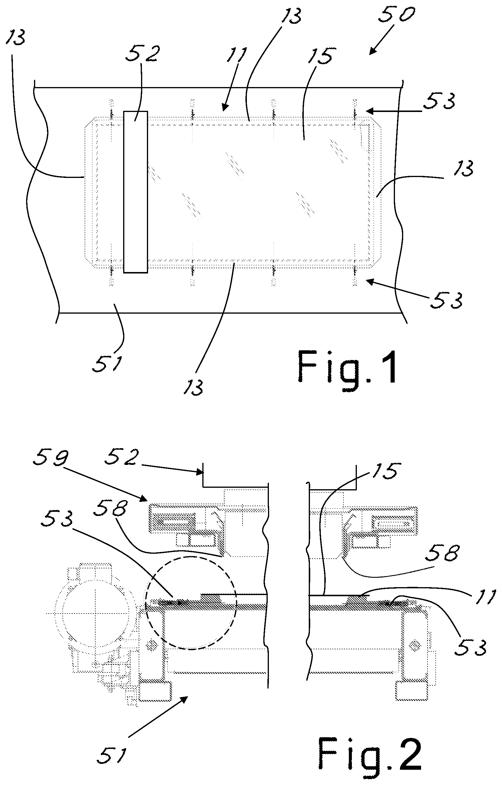 Patent US12097640 — Plant and method for the production of slabs from a mixture of agglomerate — Figure 1