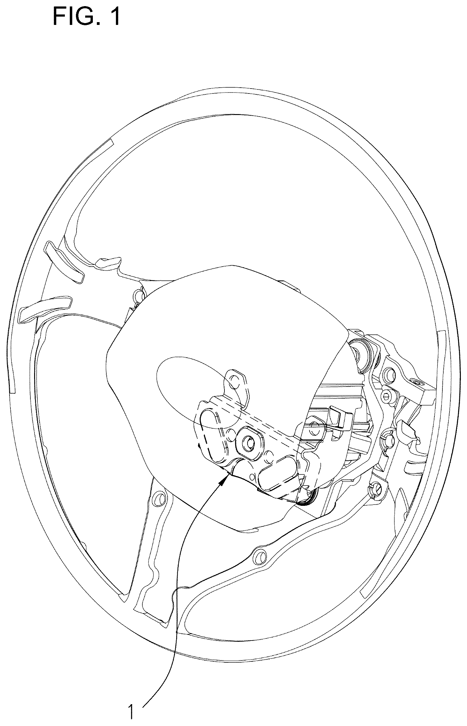 Patent US12097649 — Directly injection-molded steering wheel damper and manufacturing method thereof — Figure 1