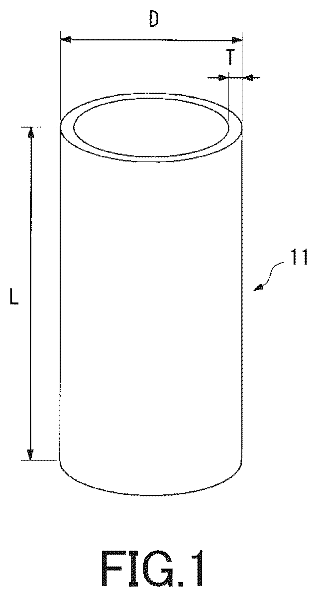Patent US12097675 — Cylindrical base, master and master manufacturing method — Figure 1
