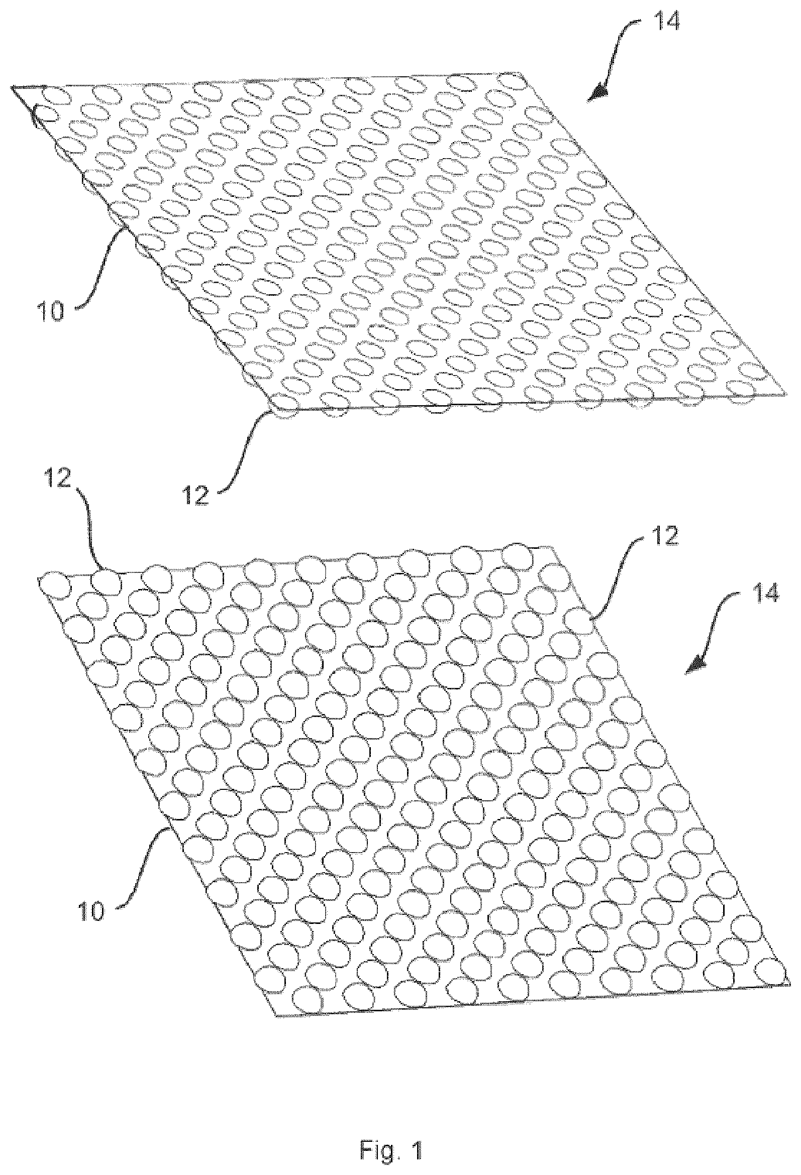 Patent US12097676 — Core element for sandwich elements, use of such a core element, and method for producing such a core element — Figure 1